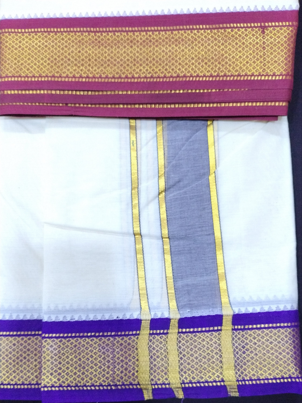 Pure cotton Muhurtham dhoti 10*6