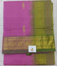 Load image into Gallery viewer, Mercirised/ Semi Gadwal cotton vairaoosi madisar