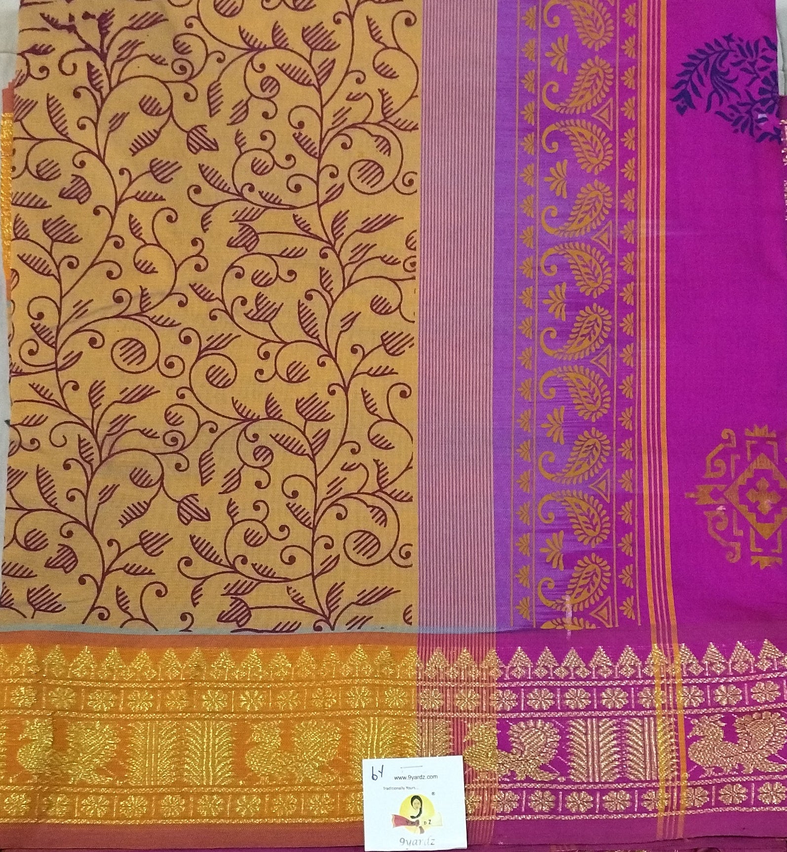 Semi silk Printed 6Yards