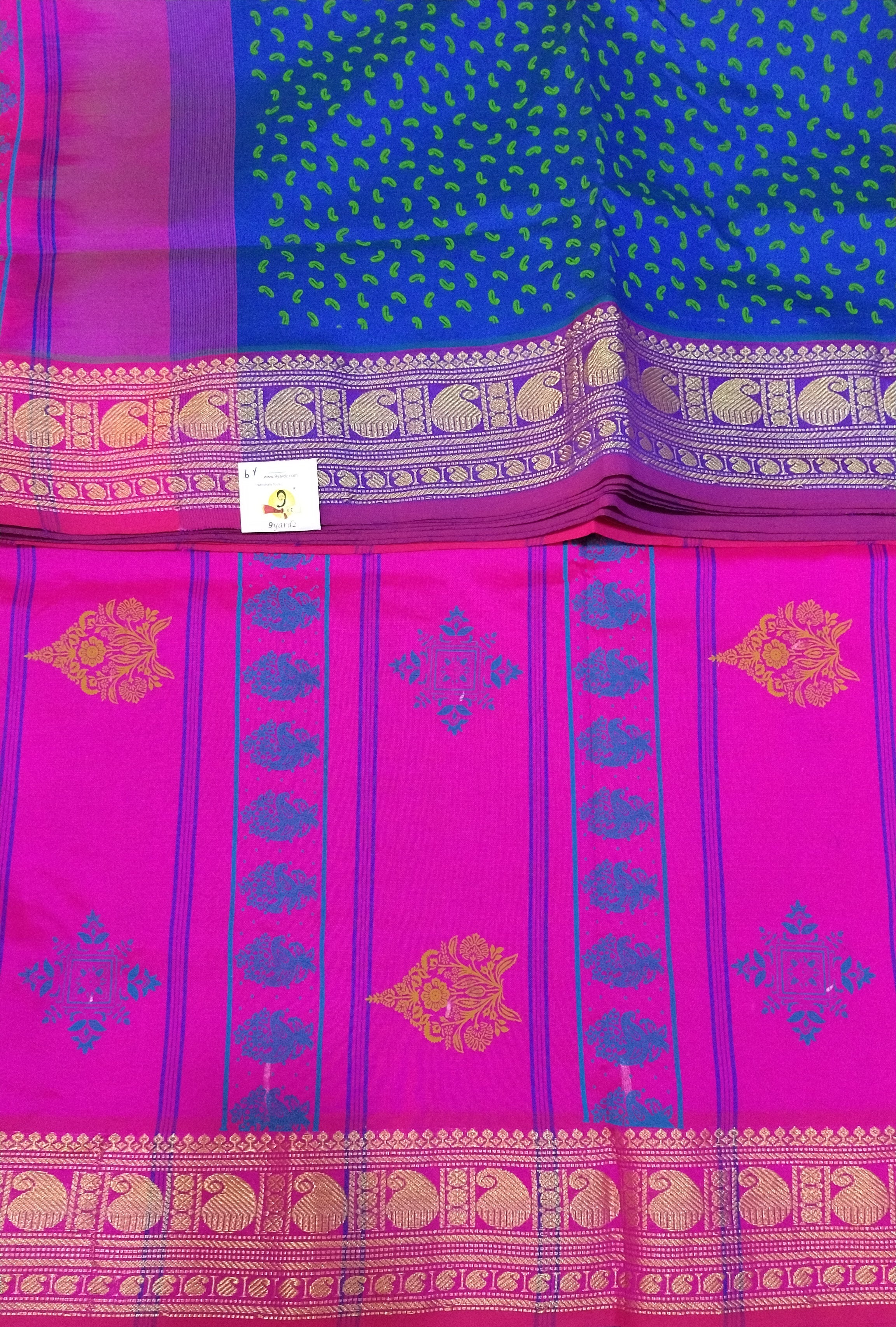 Semi silk Printed 6Yards
