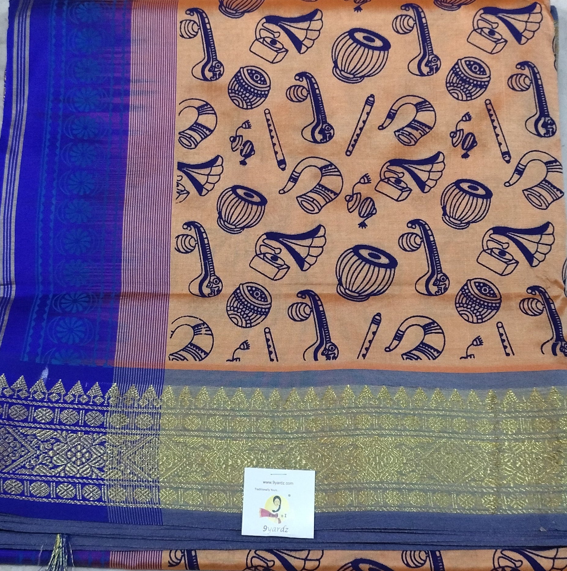 Semi silk Printed 6Yards