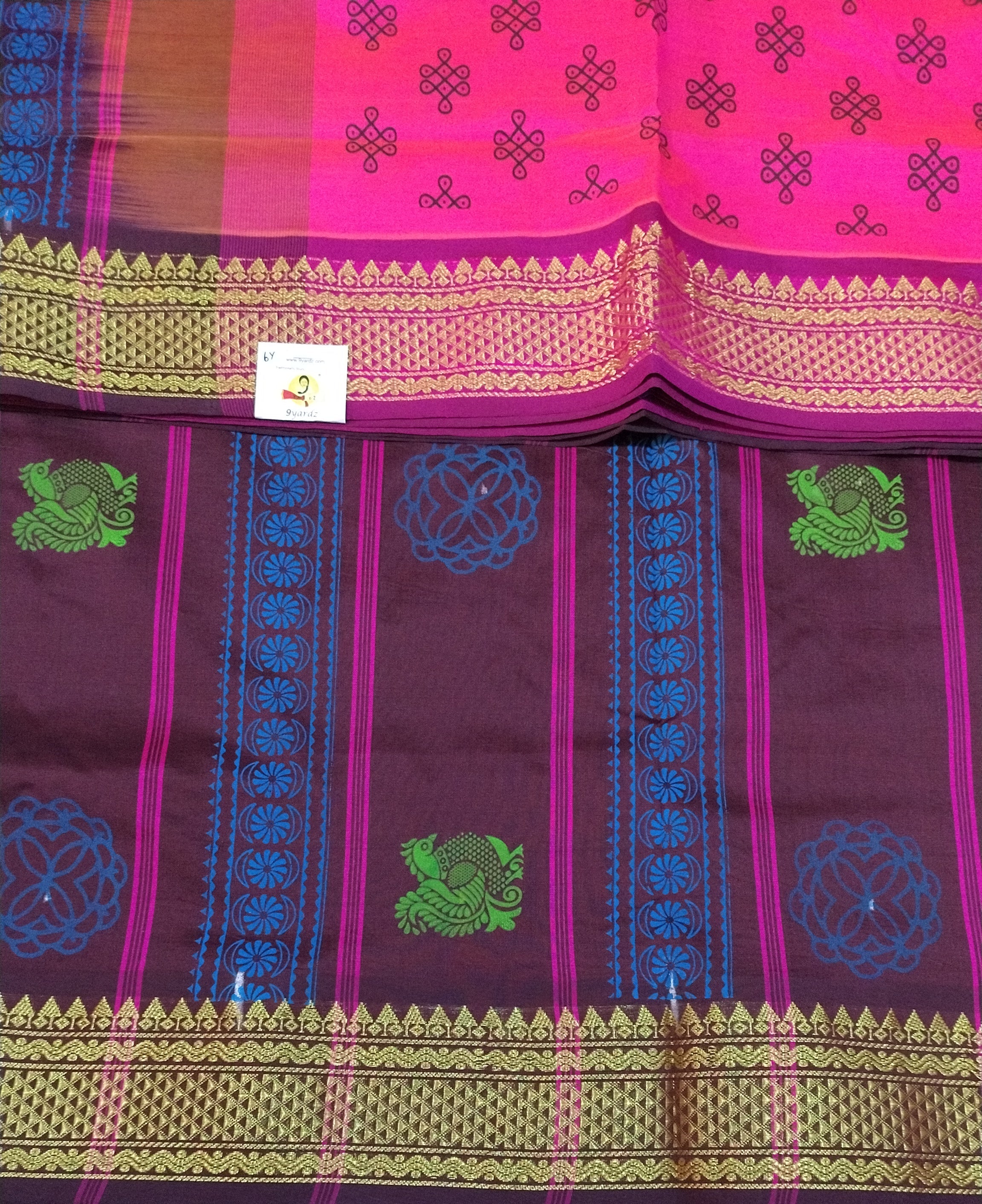 Semi silk Printed 6Yards