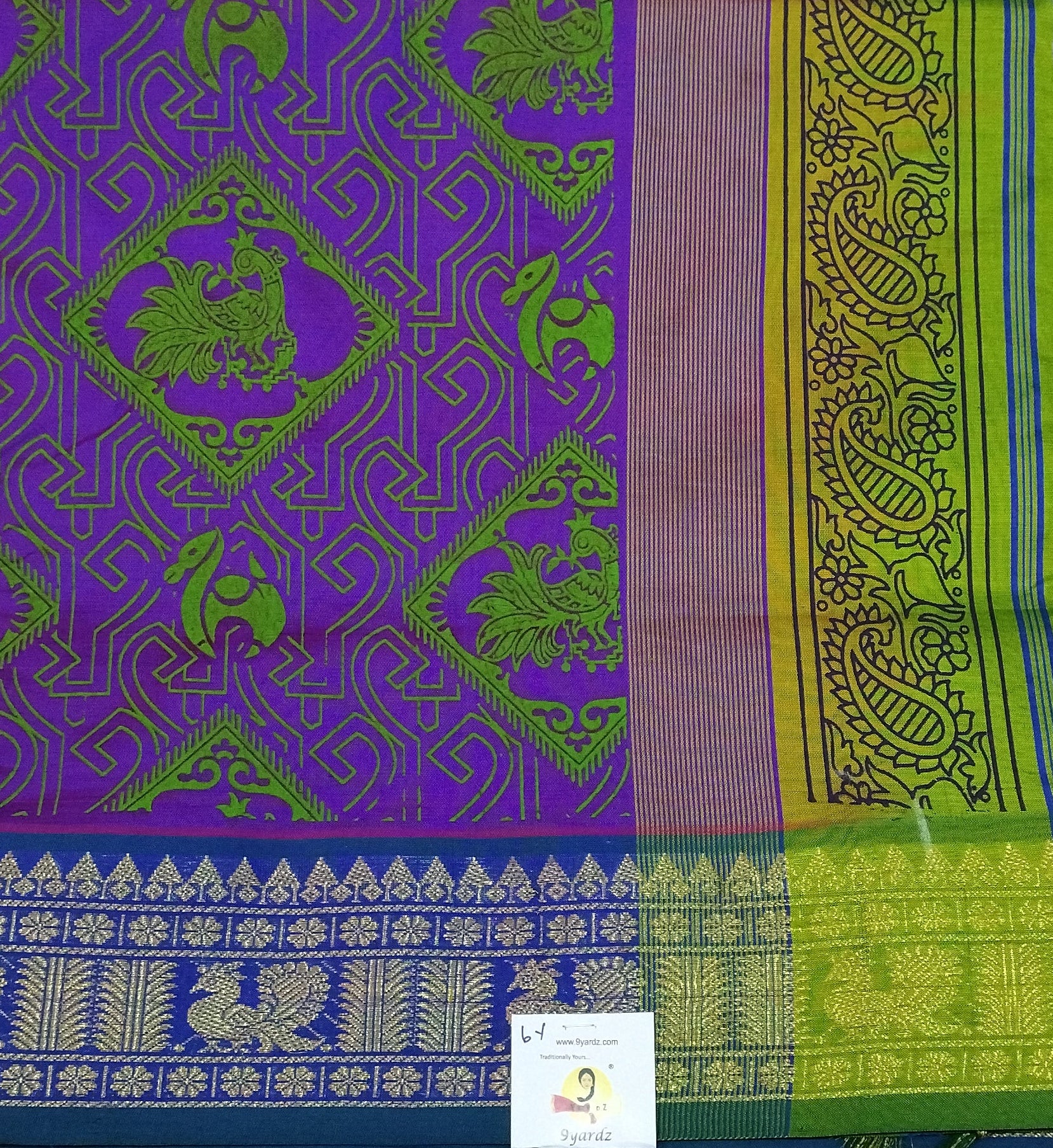 Semi silk Printed 6Yards