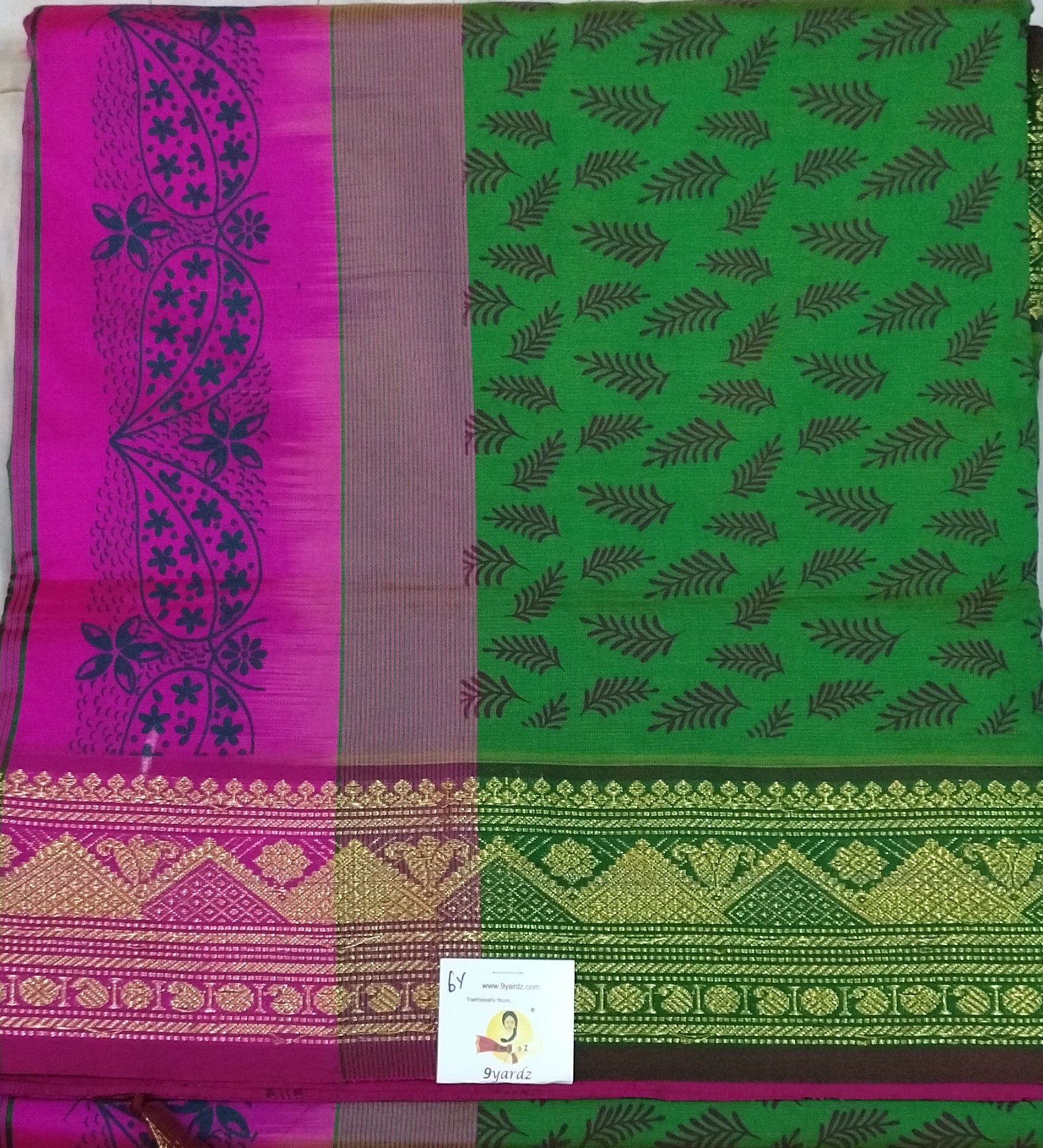 Semi silk Printed 6Yards