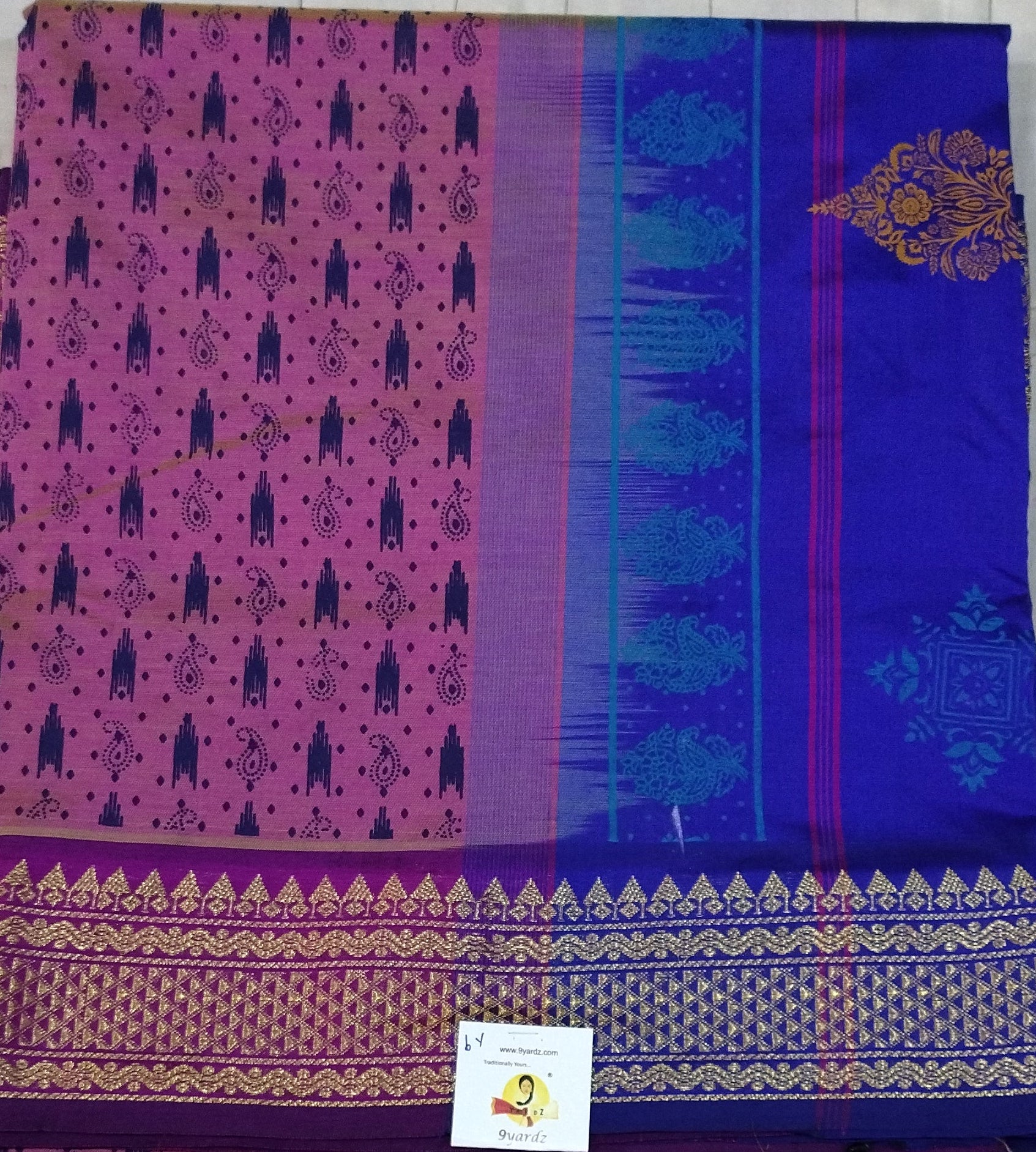 Semi silk Printed 6Yards