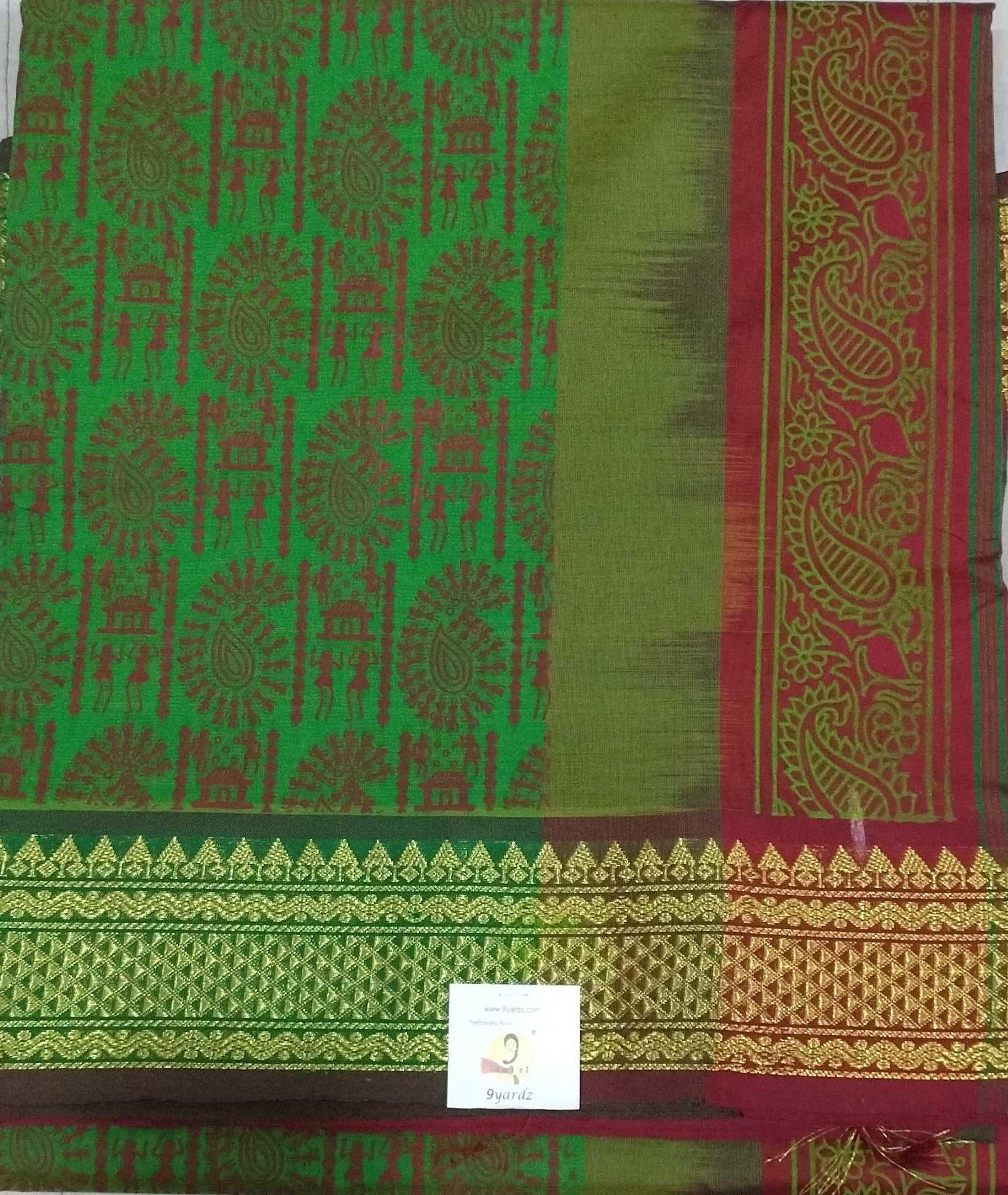 Semi silk Printed 6Yards