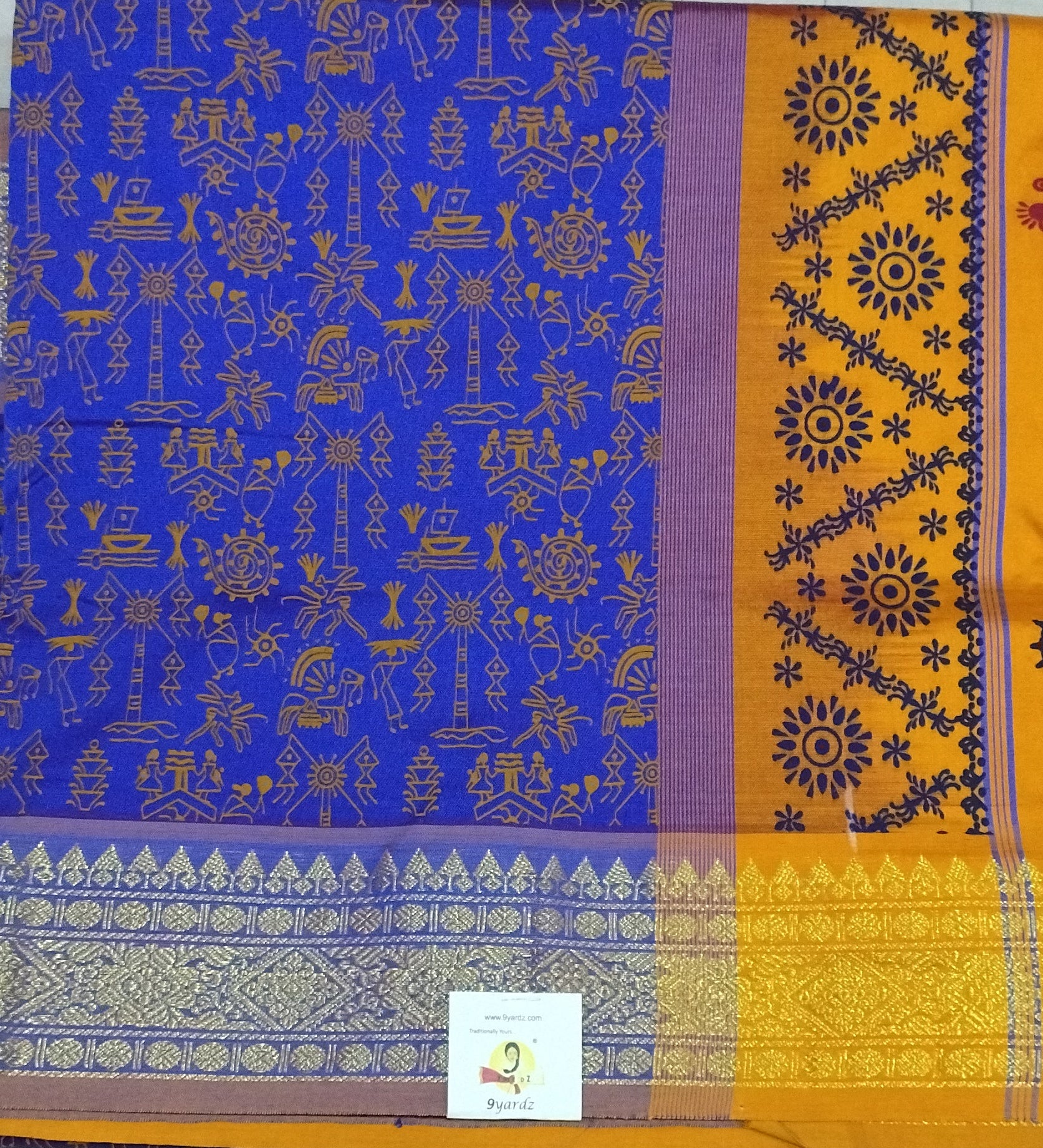 Semi silk Printed 6Yards