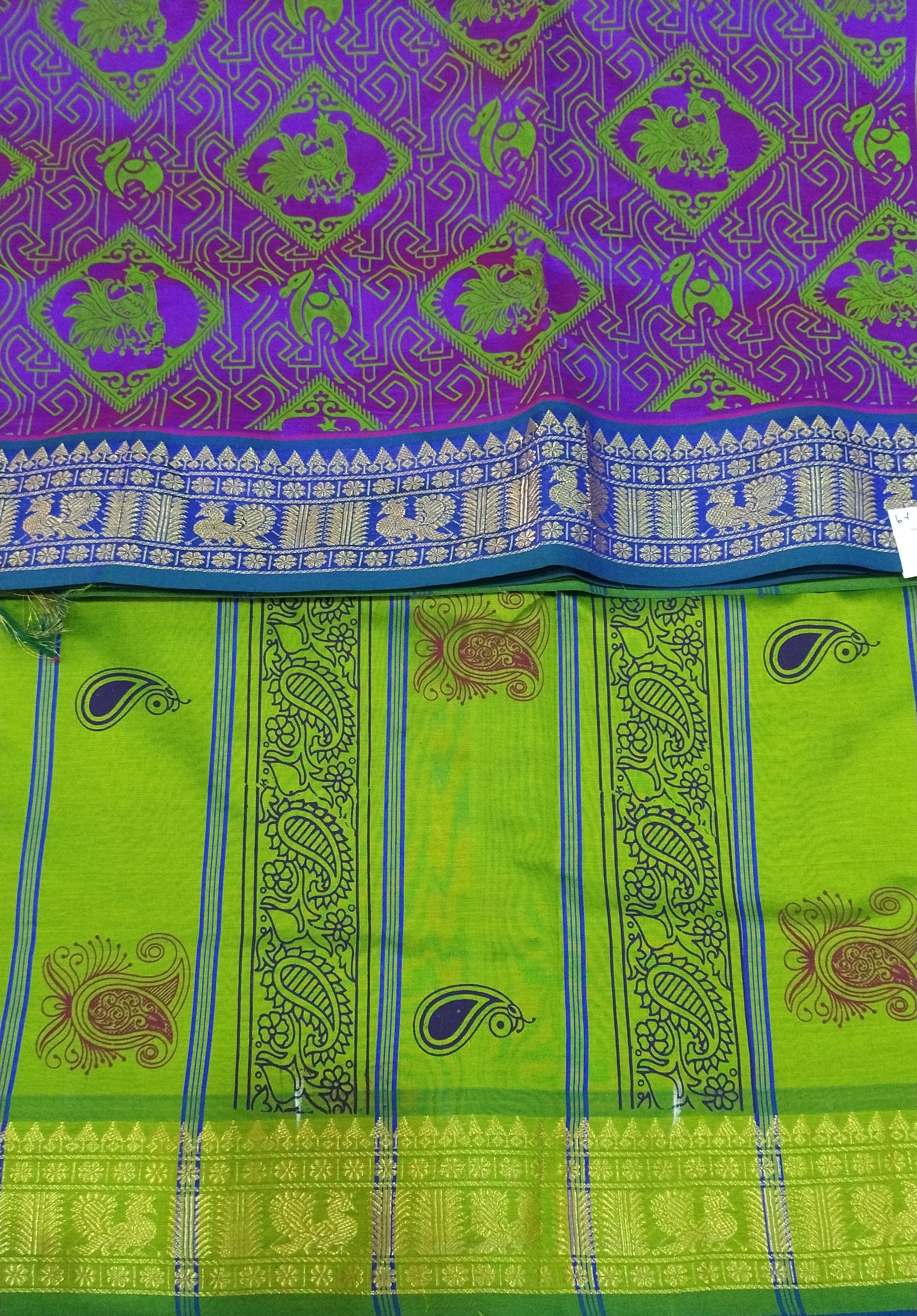 Semi silk Printed 6Yards