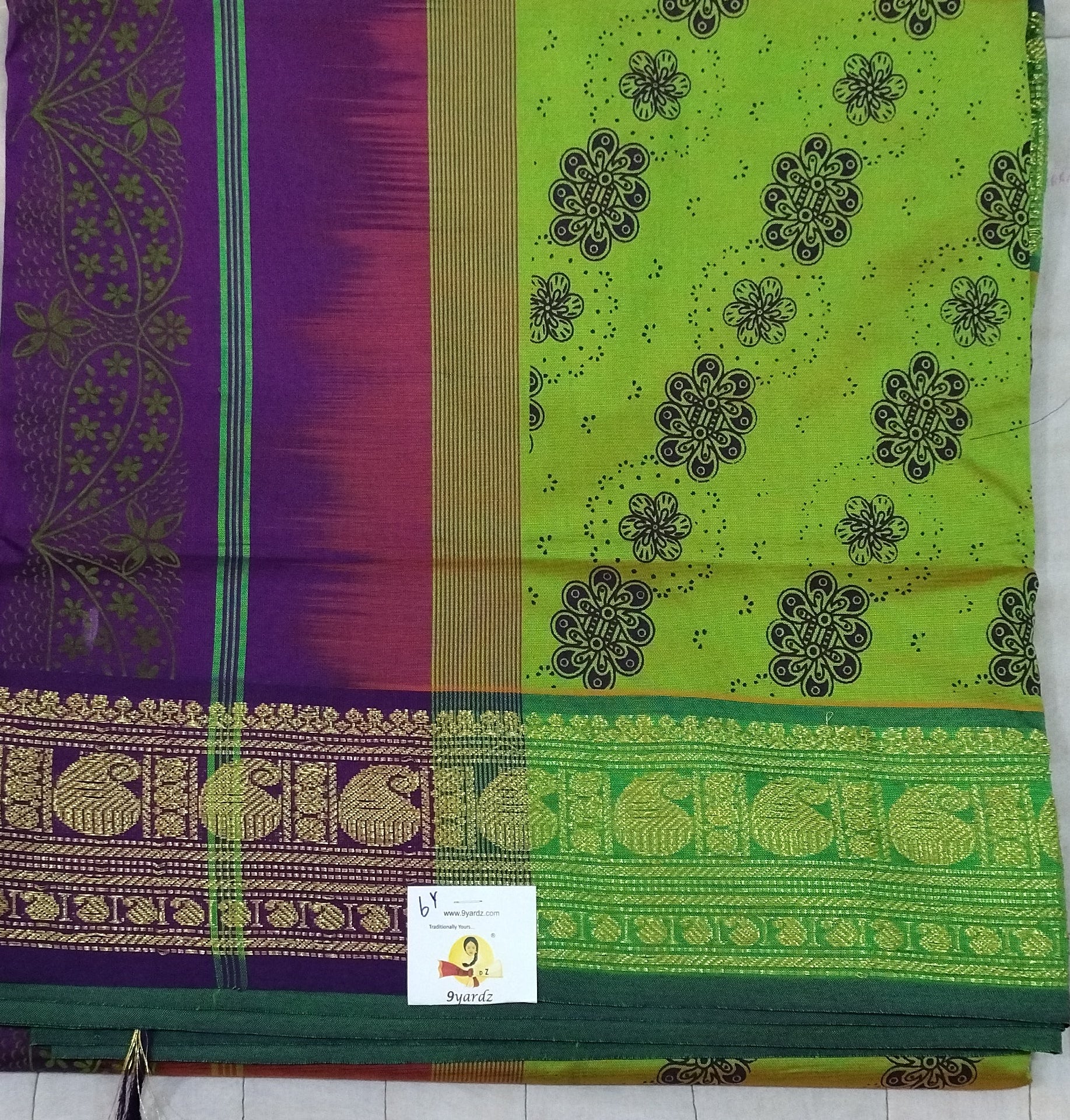 Semi silk Printed 6Yards