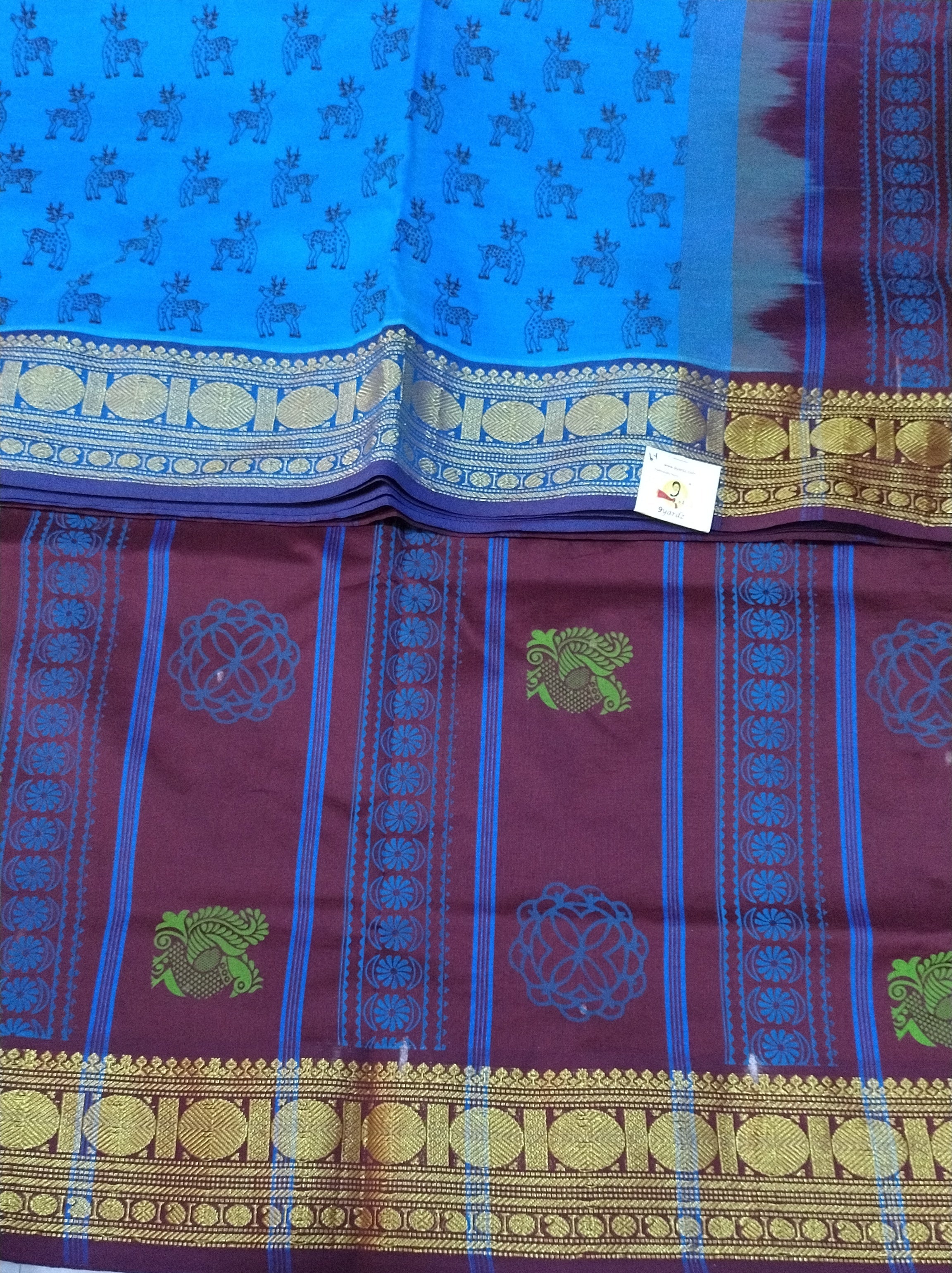Semi silk Printed 6Yards