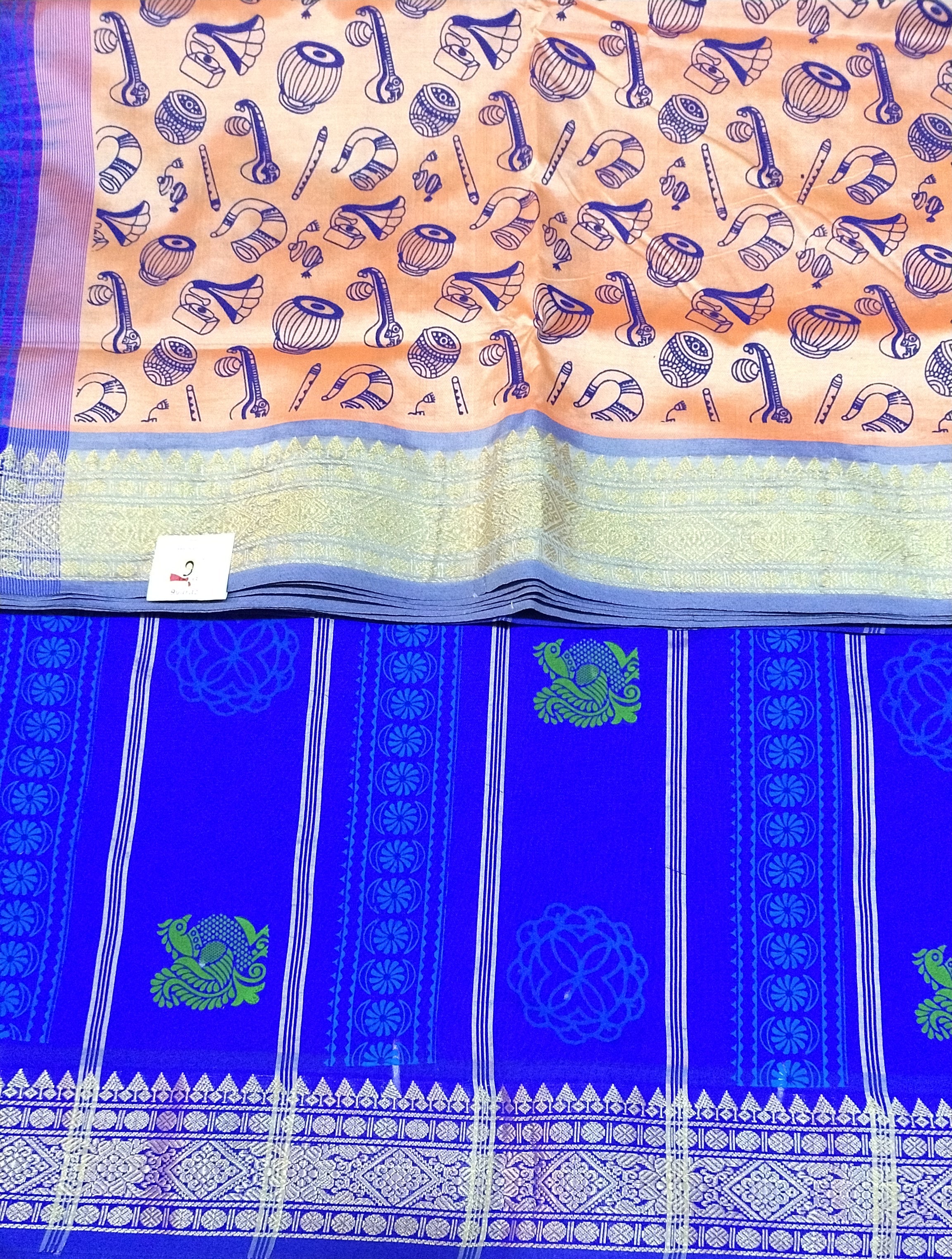 Semi silk Printed 6Yards