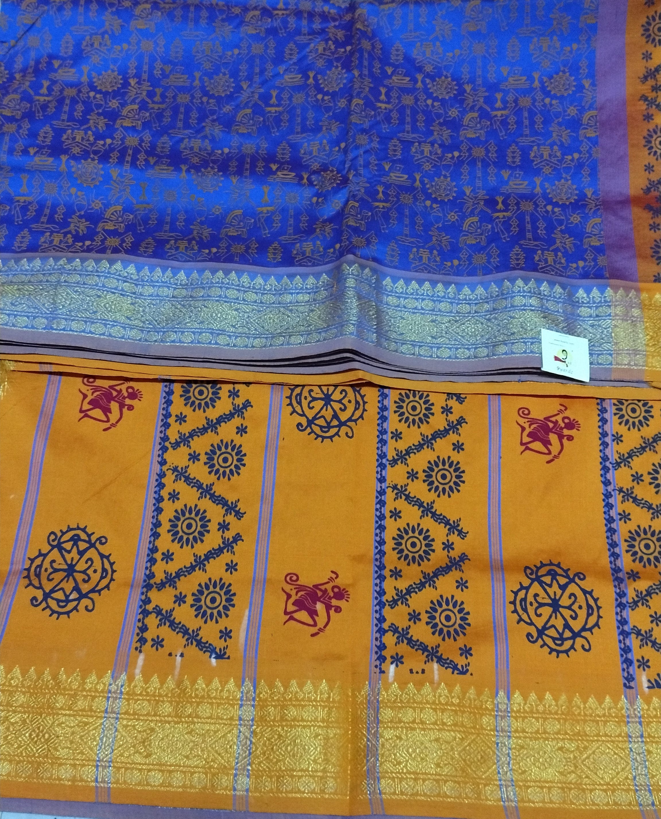 Semi silk Printed 6Yards