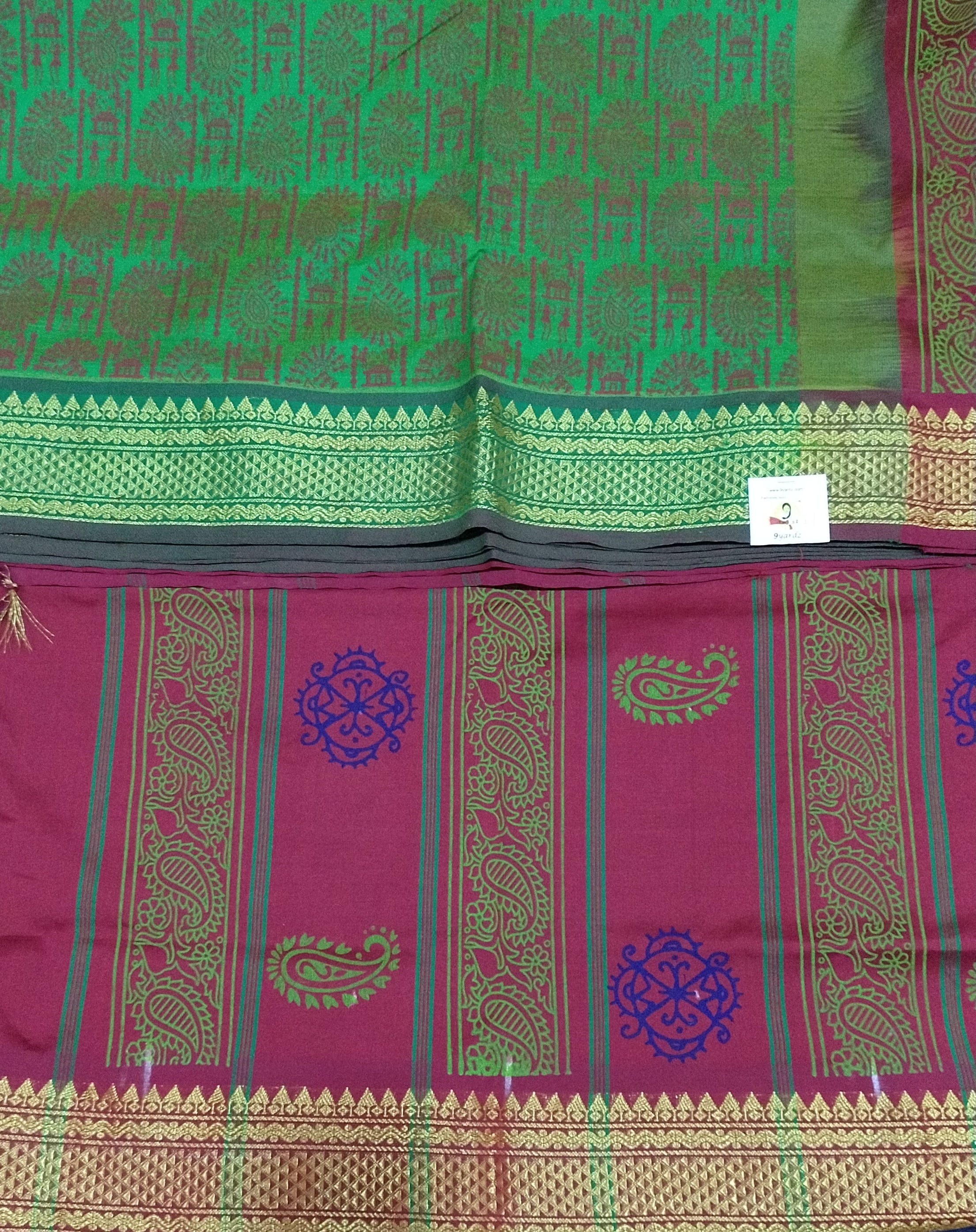 Semi silk Printed 6Yards