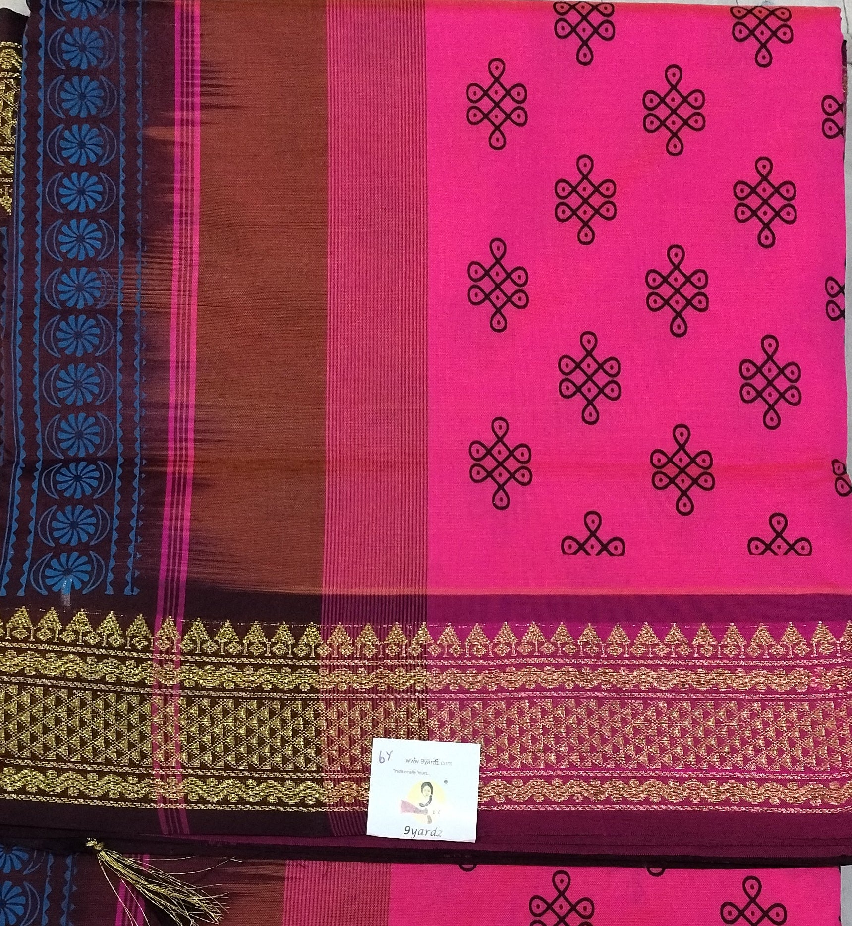 Semi silk Printed 6Yards
