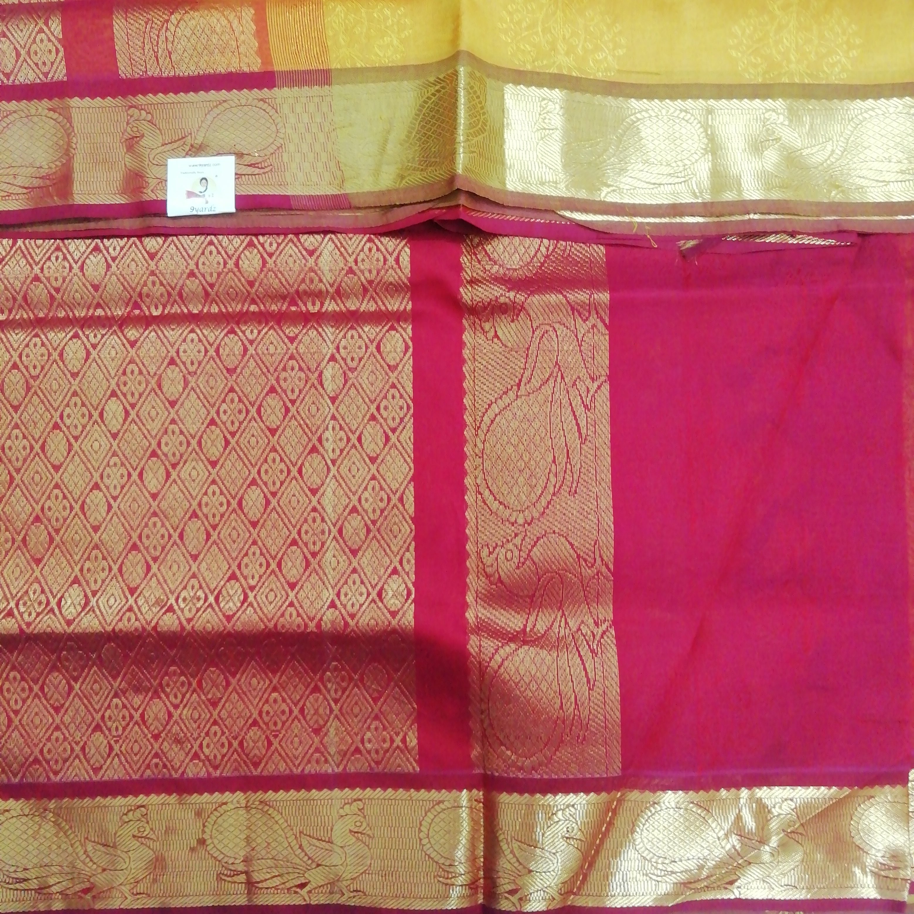Rich Pallu Silk Cotton 6yardz