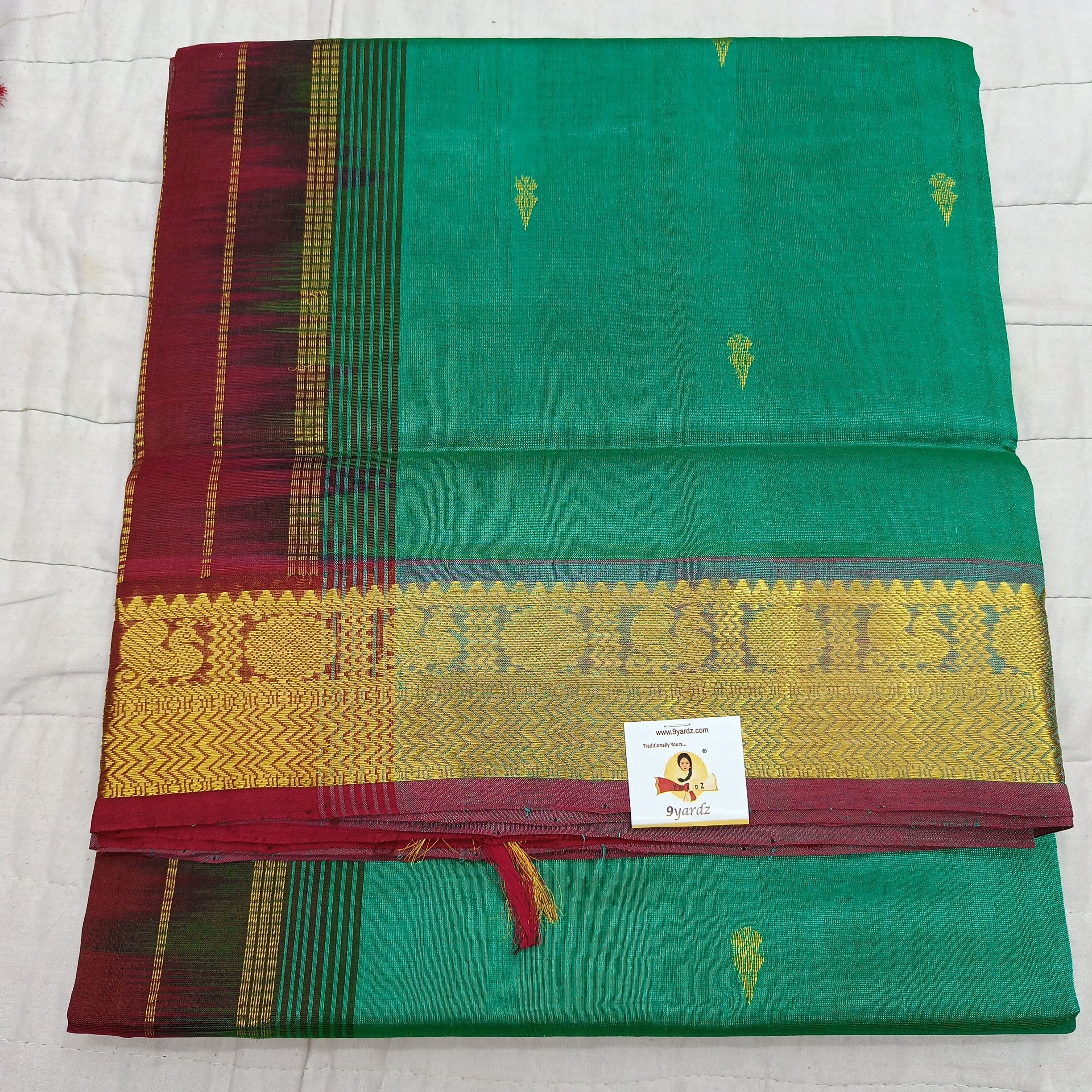 Pure silk cotton with butta