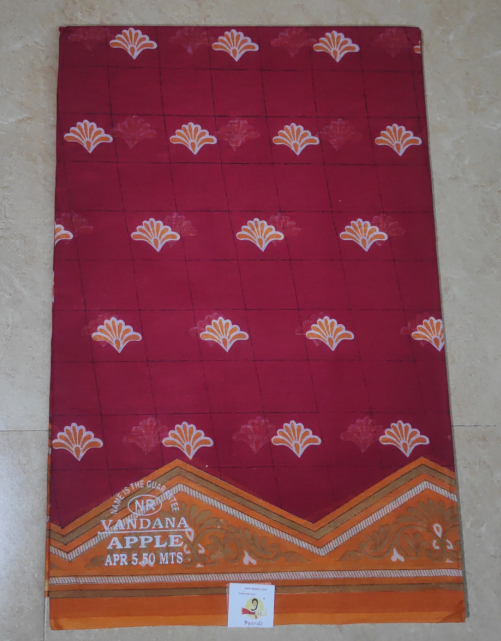 Cotton printed saree