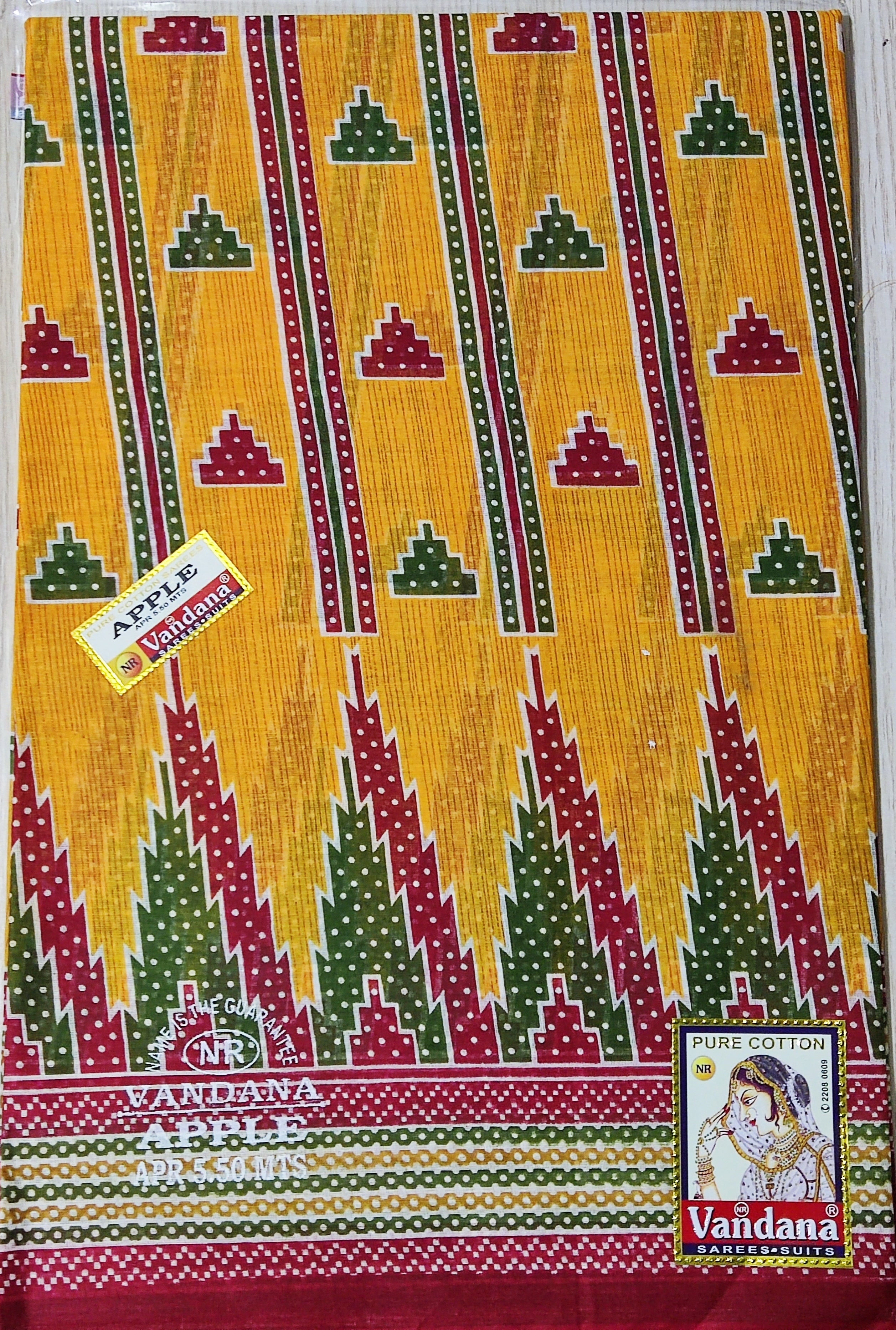 Cotton printed saree