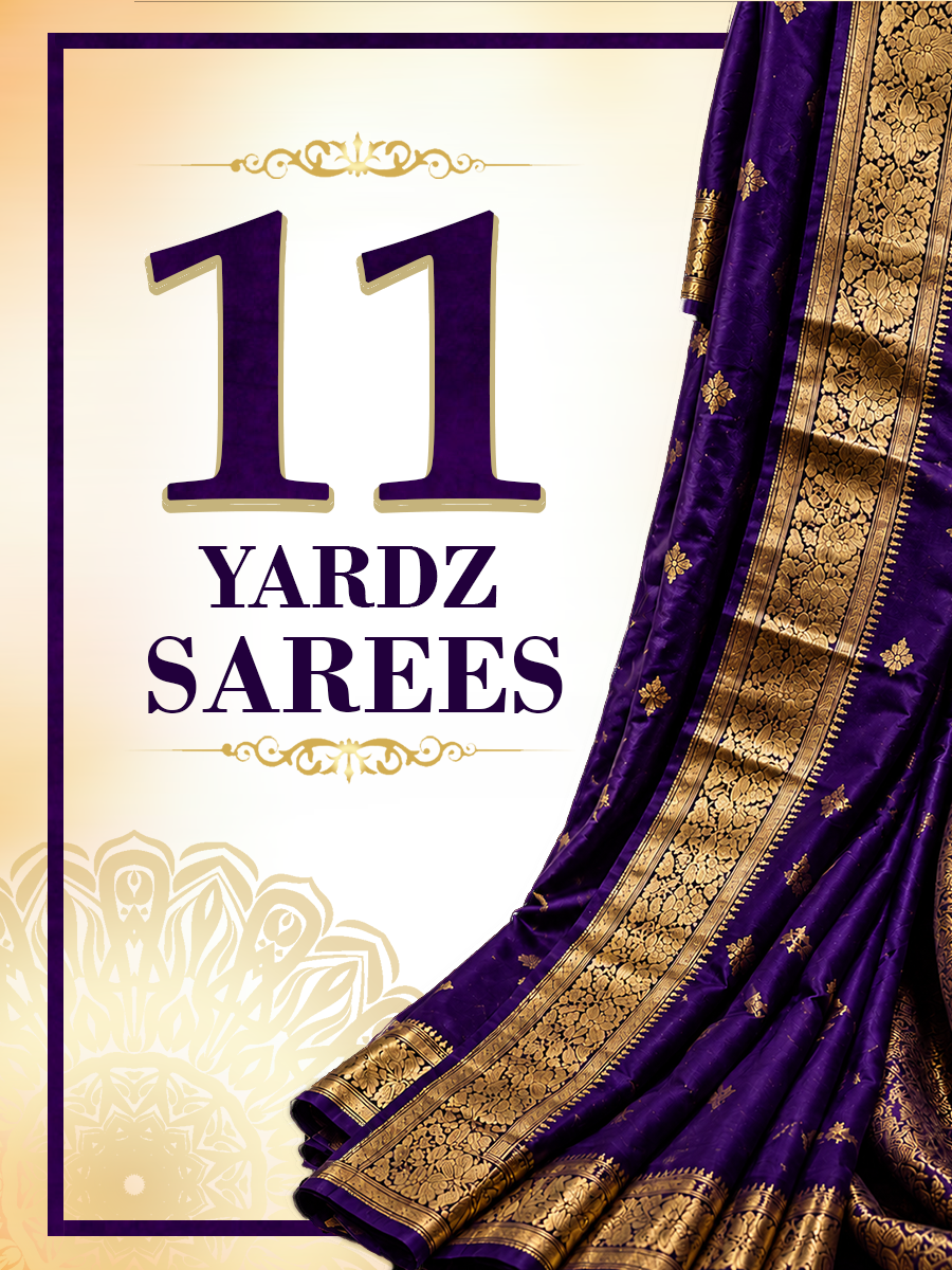11 Yards Sarees
