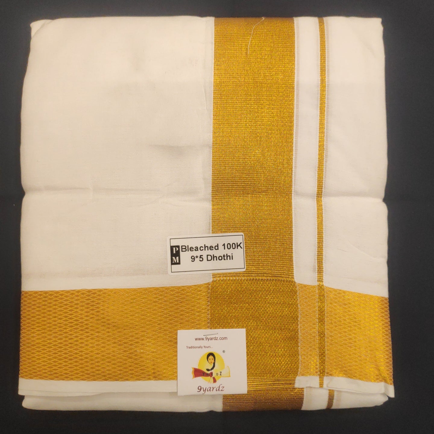 Cotton Dhothi Unbleached 9*5