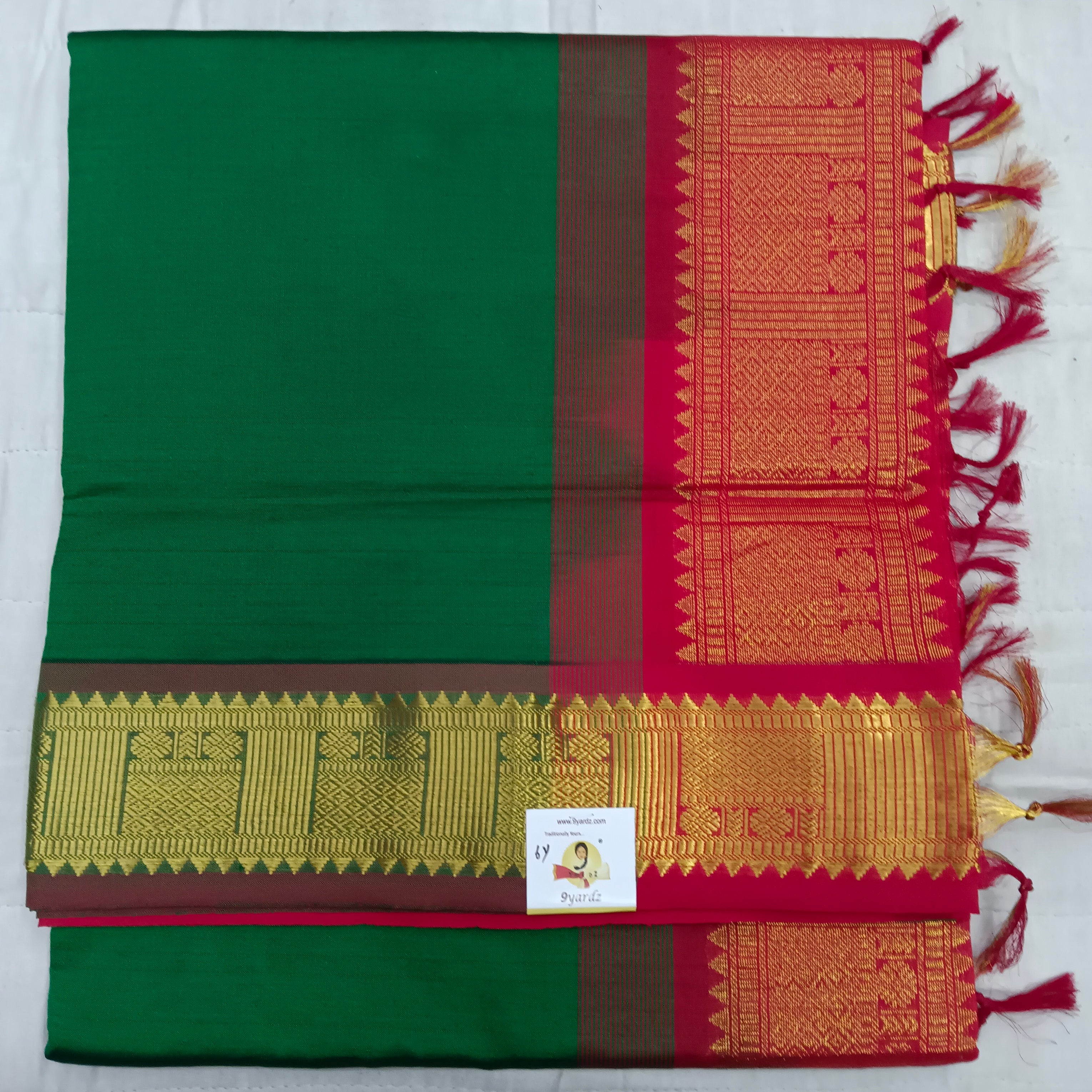 Semi silk cotton 6Yards