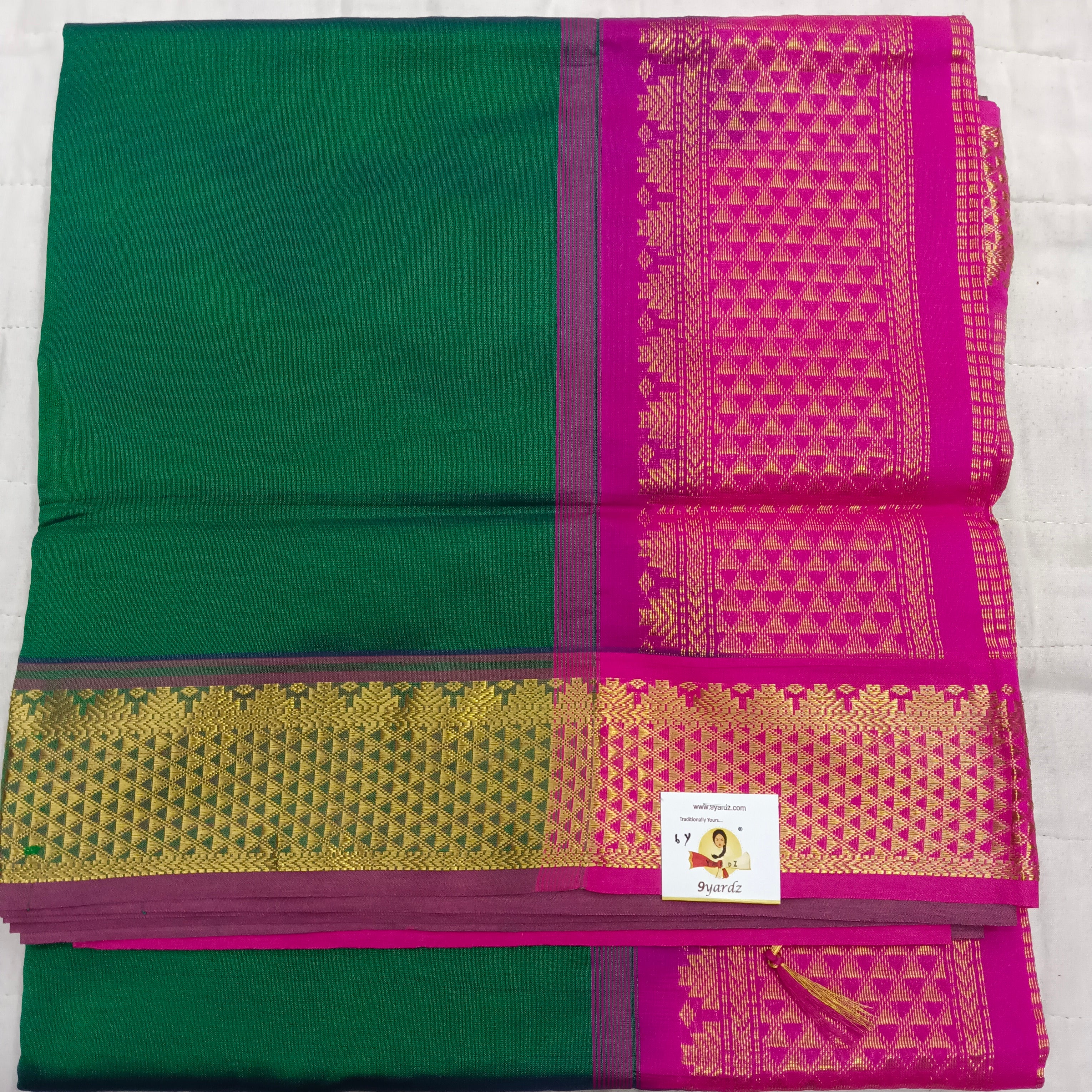 Semi silk cotton 6Yards