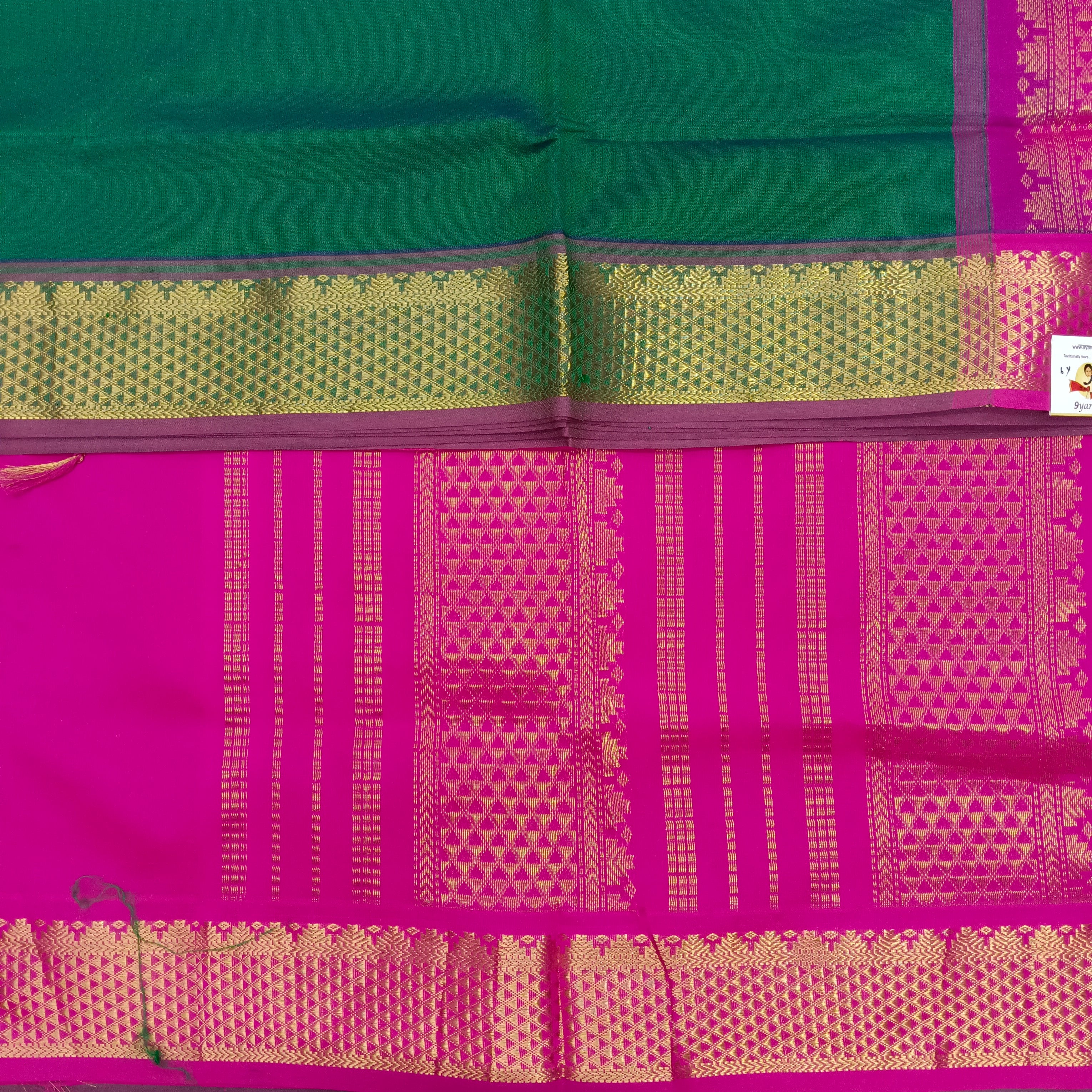 Semi silk cotton 6Yards
