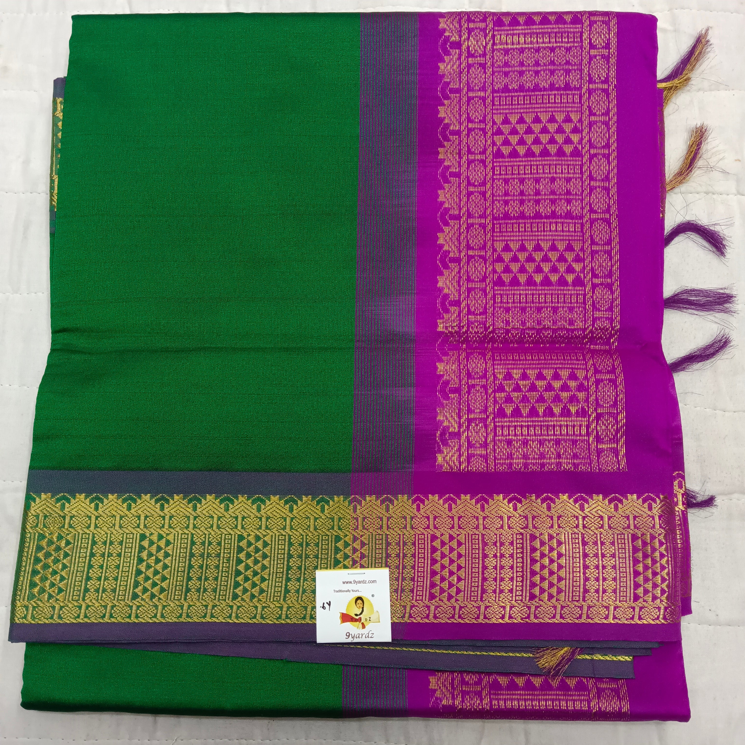 Semi silk cotton 6Yards