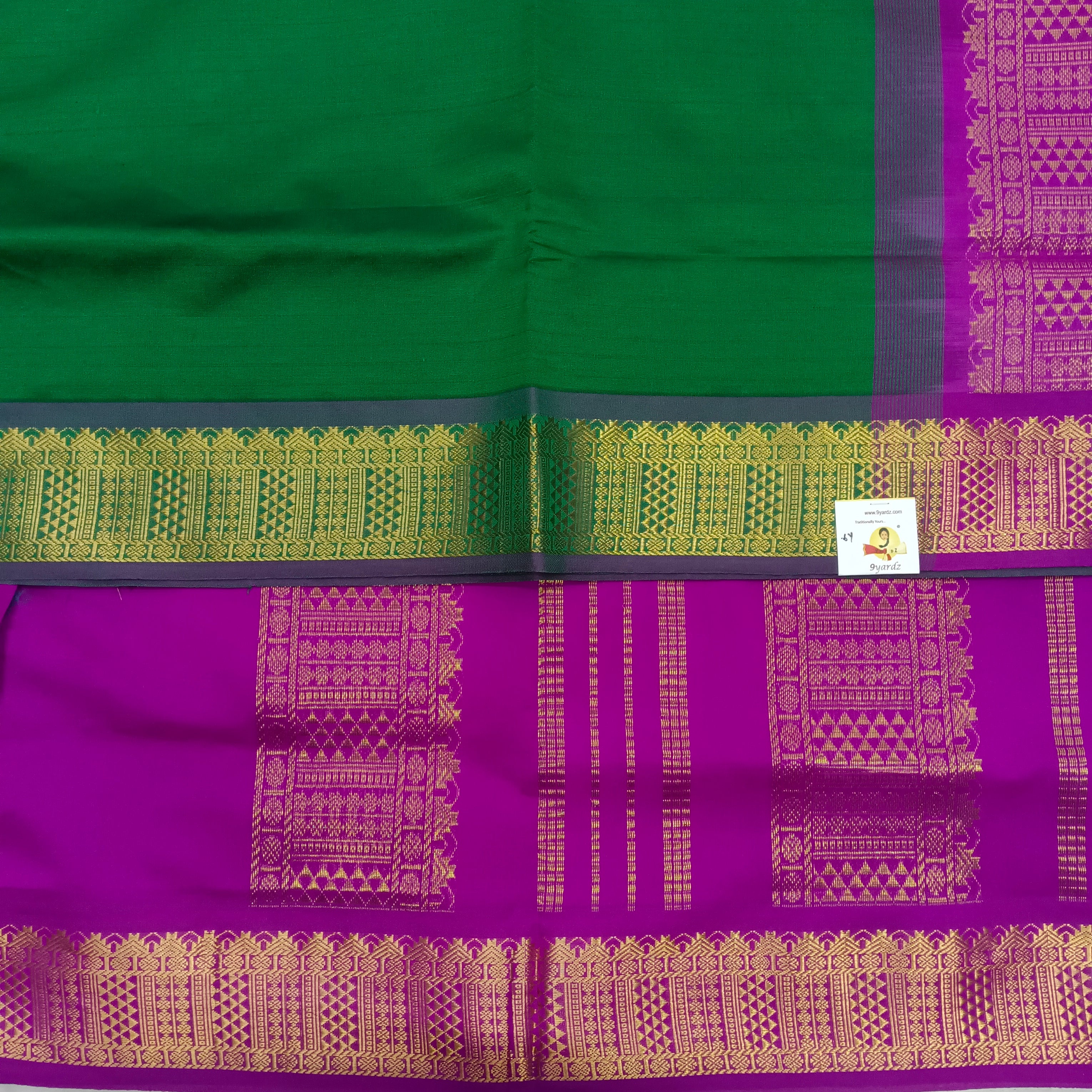 Semi silk cotton 6Yards