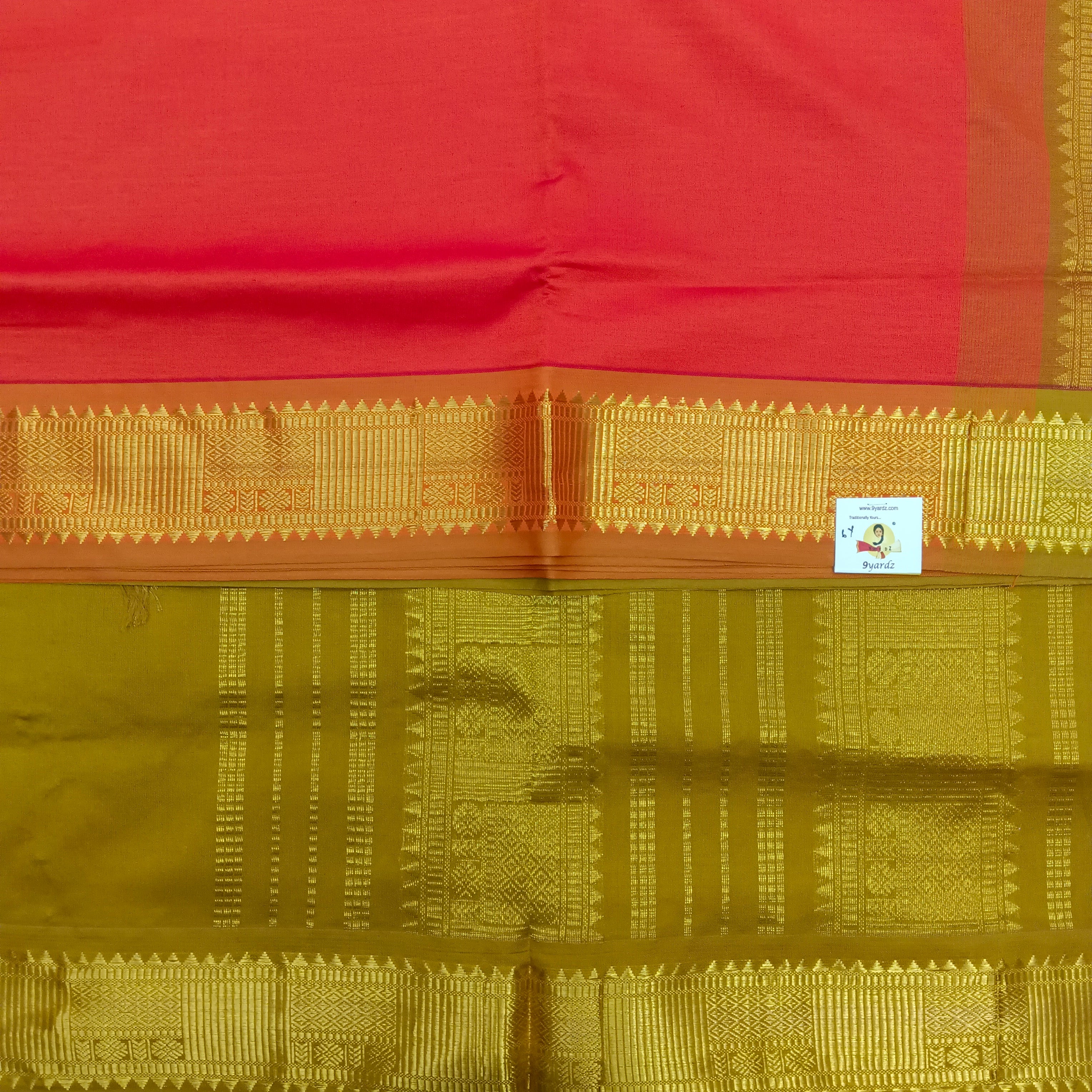 Semi silk cotton 6Yards