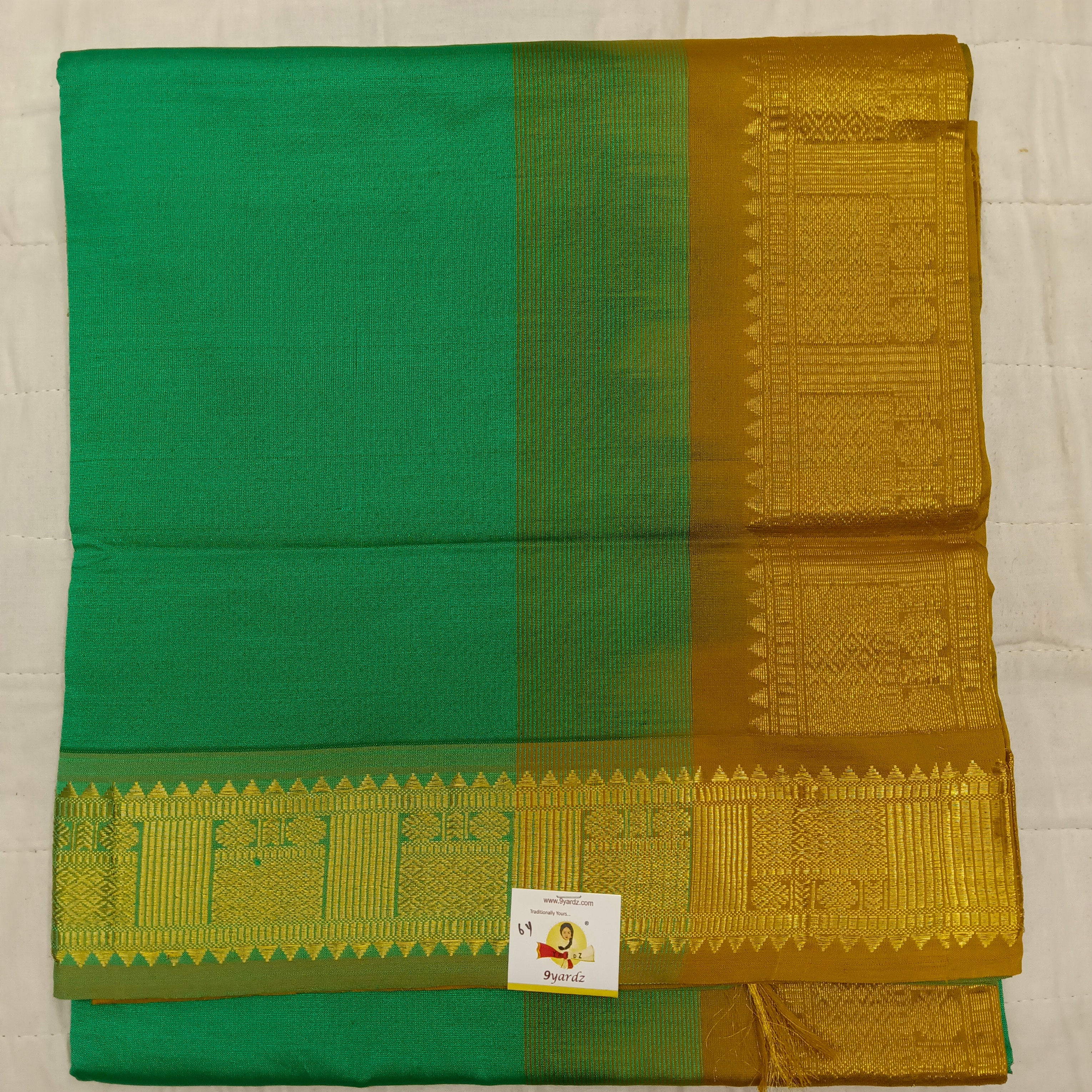 Semi silk cotton 6Yards