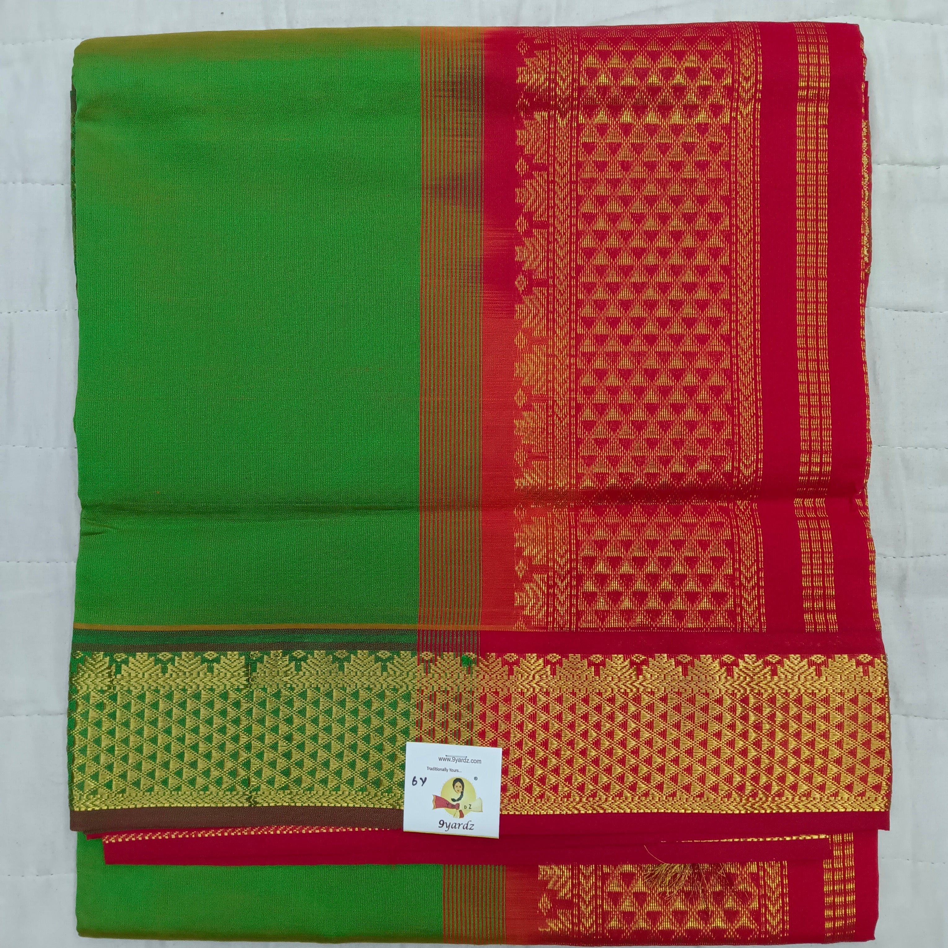 Semi silk cotton 6Yards