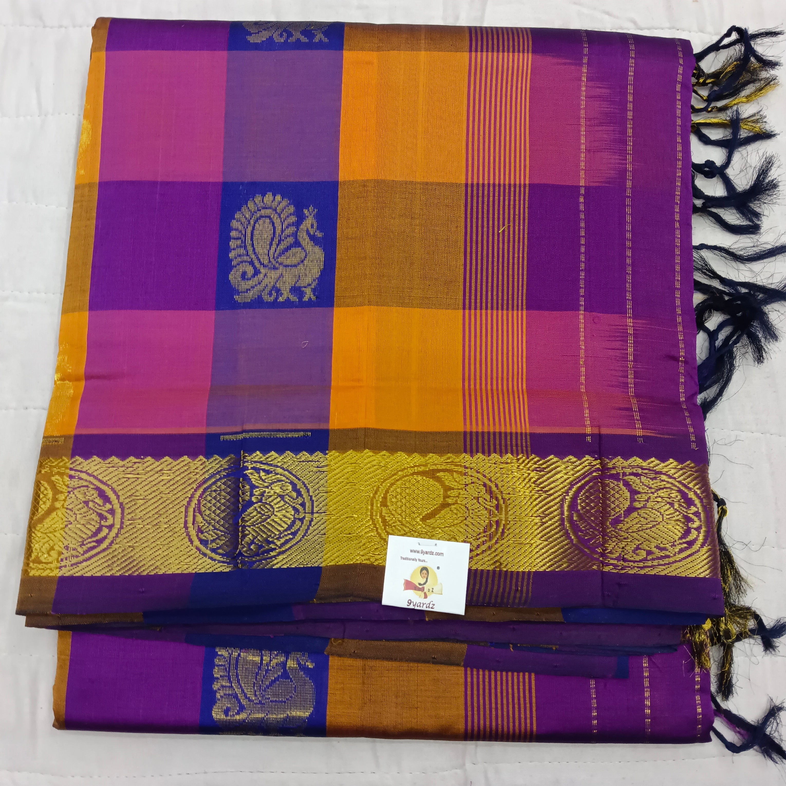 Semi silk cotton 6Yards