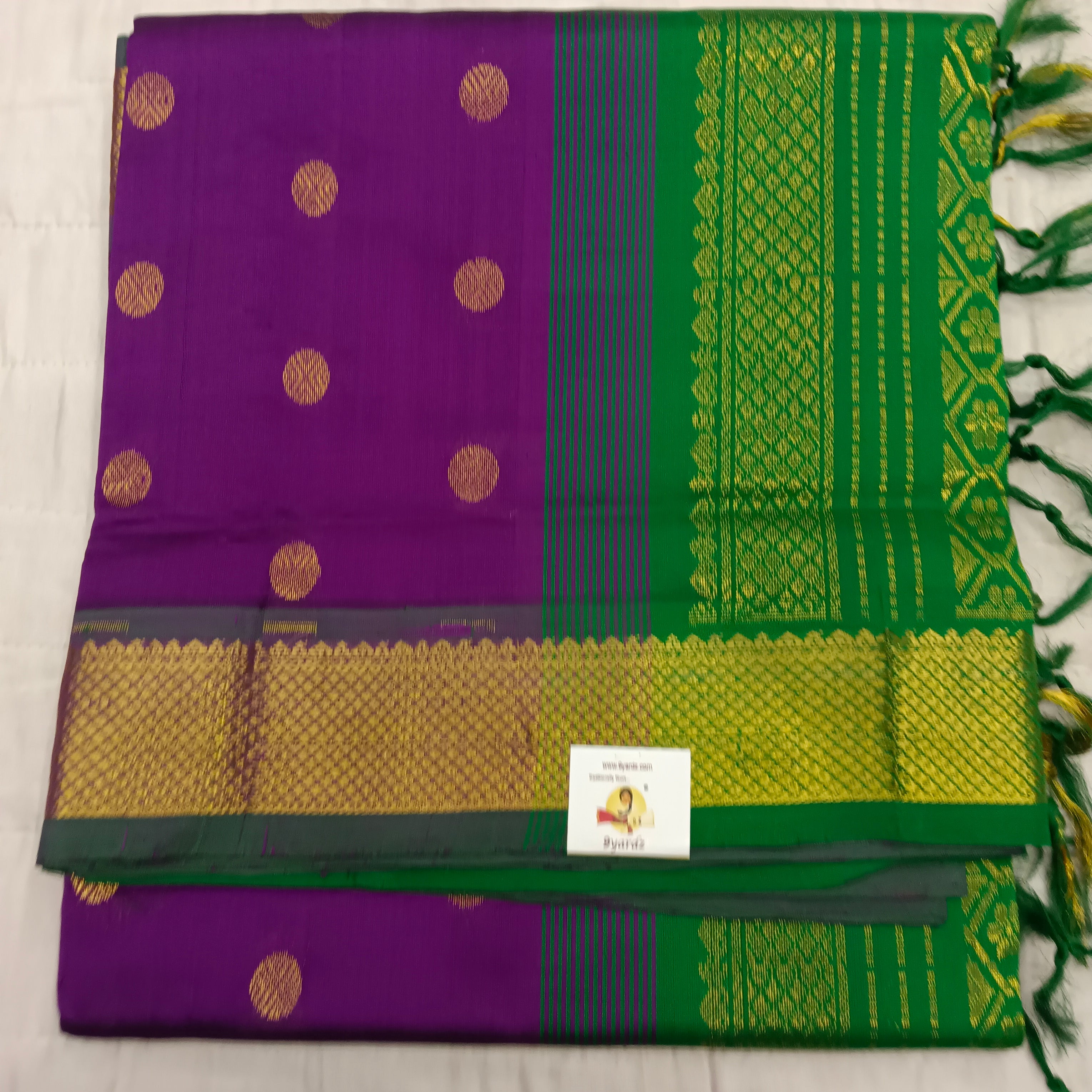 Semi silk cotton 6Yards