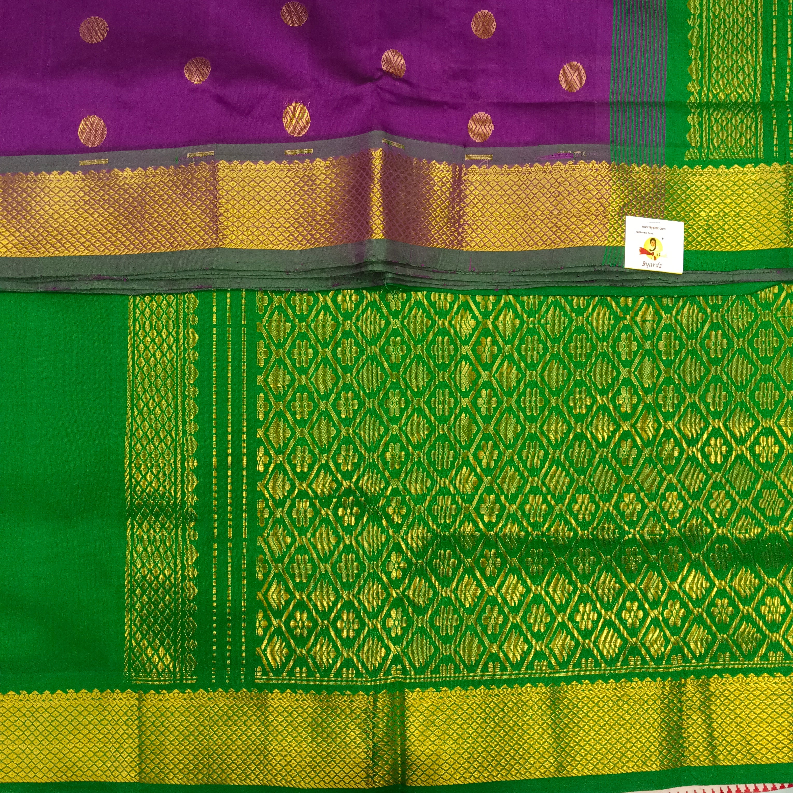 Semi silk cotton 6Yards