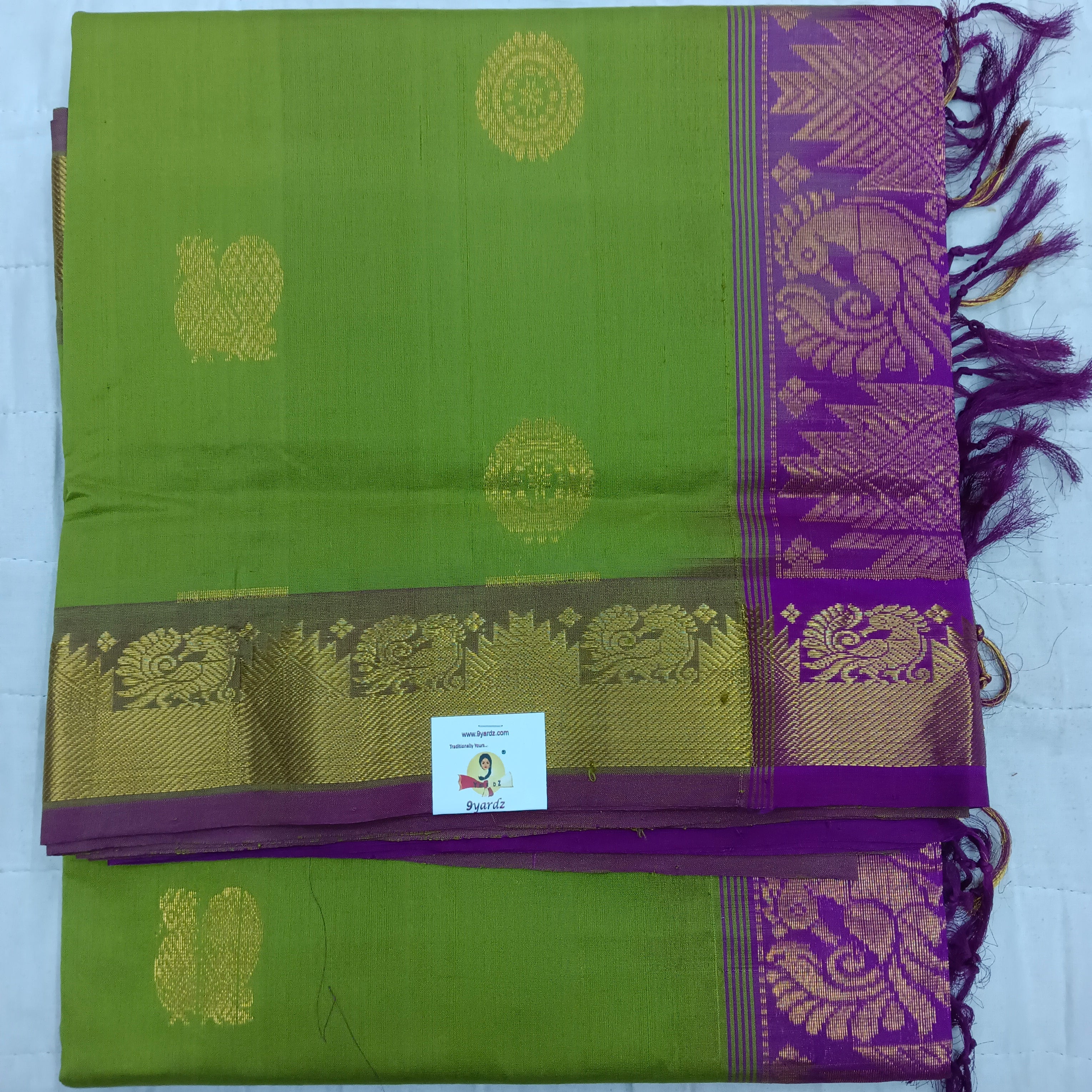 Semi silk cotton 6Yards