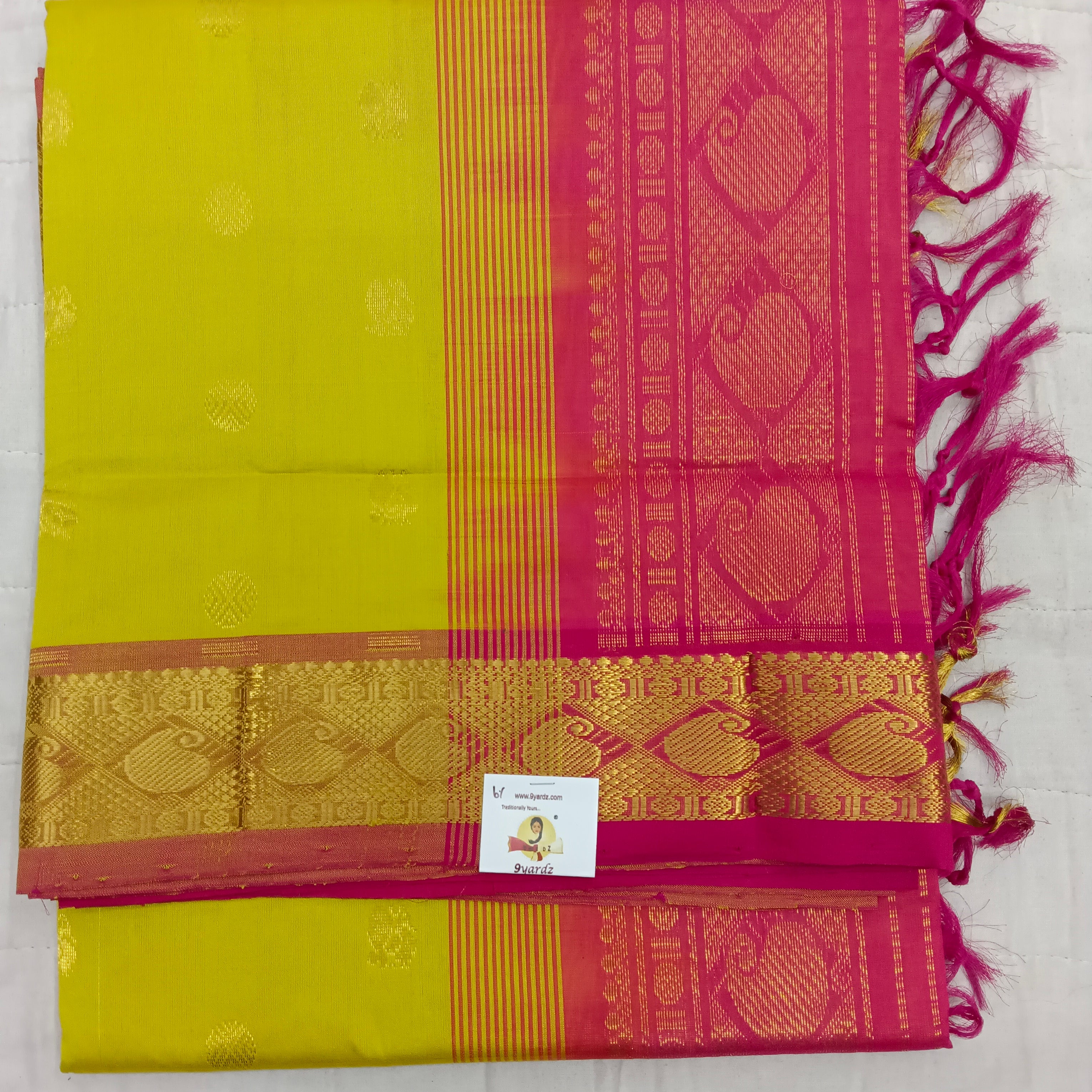 Semi silk cotton 6Yards