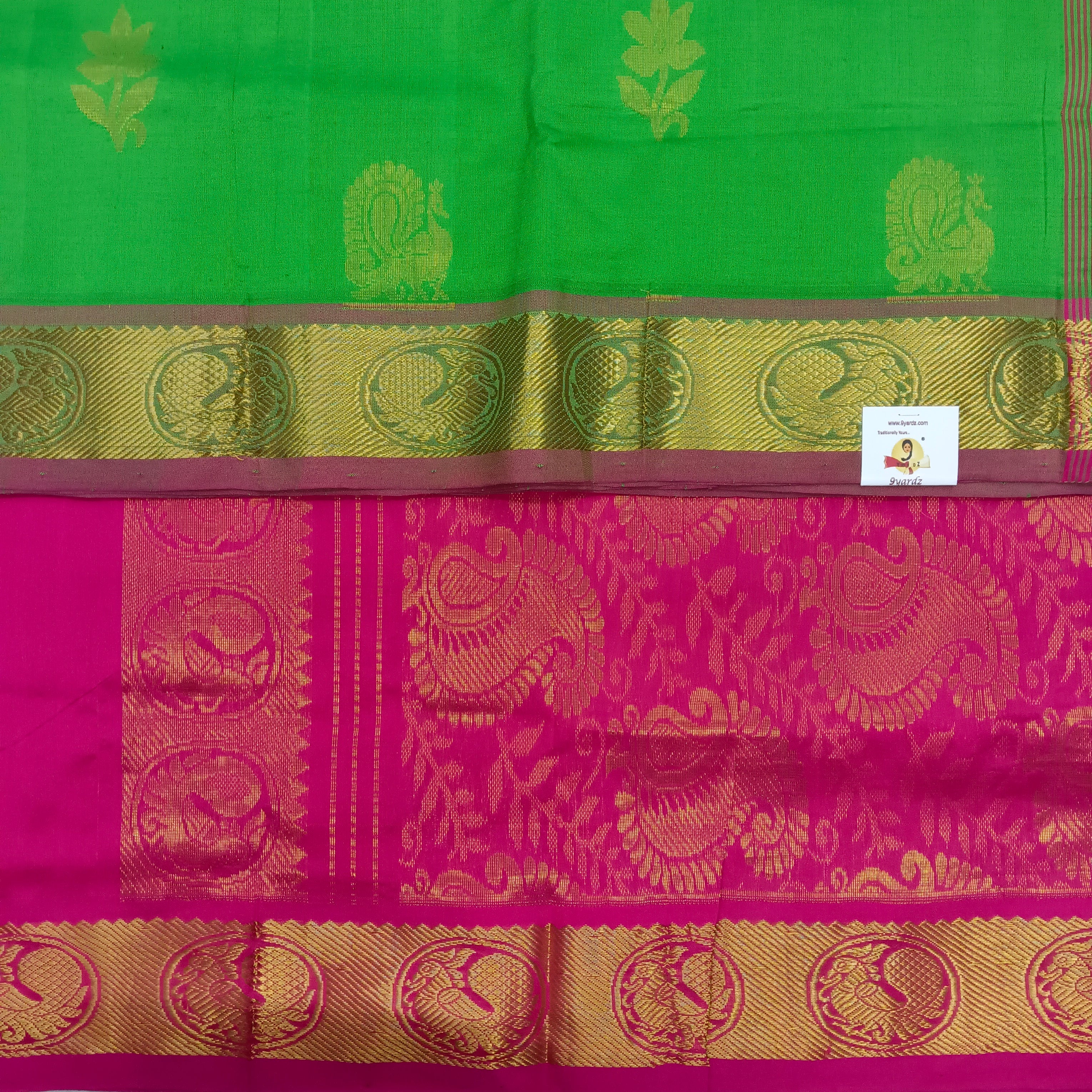Semi silk cotton 6Yards