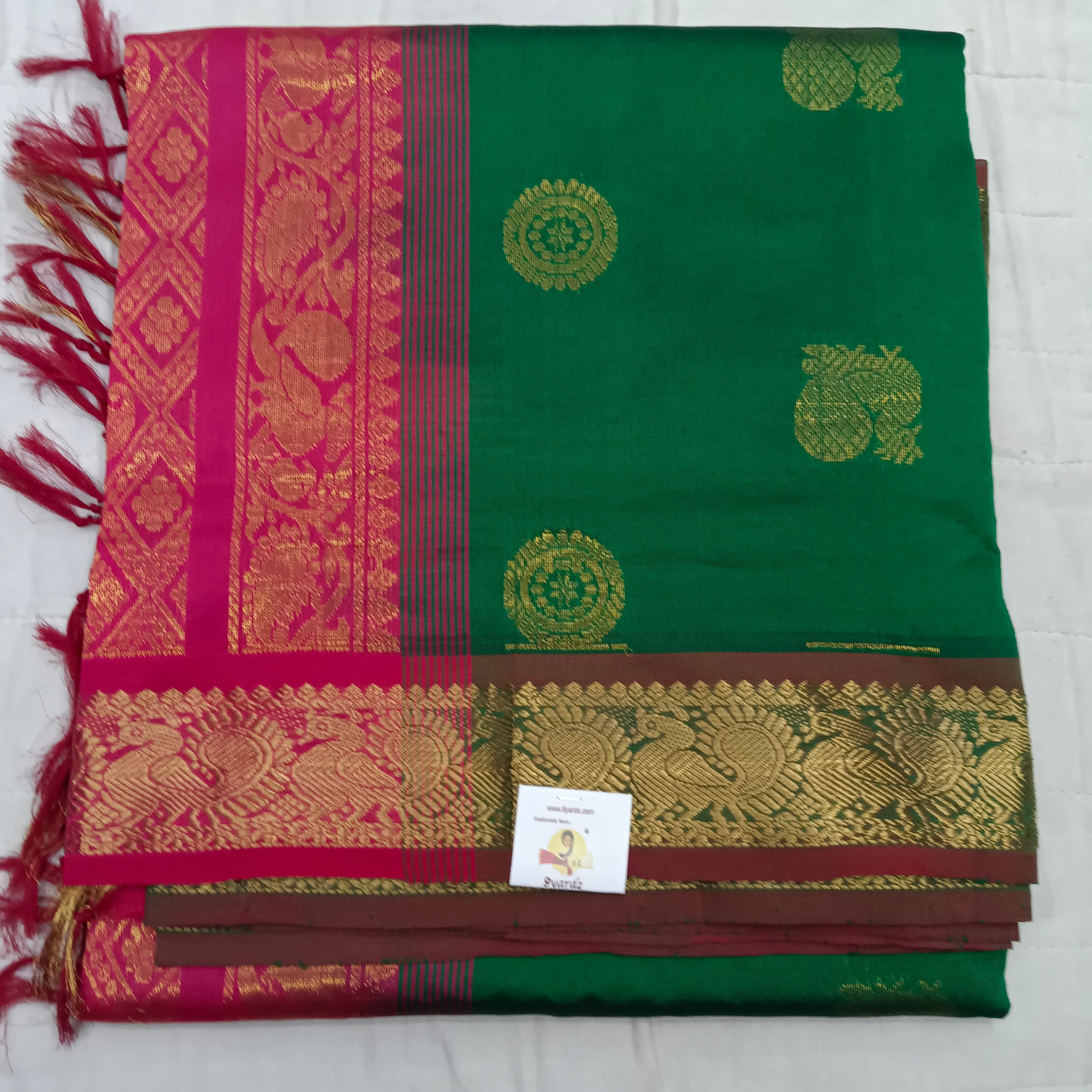 Semi silk cotton 6Yards