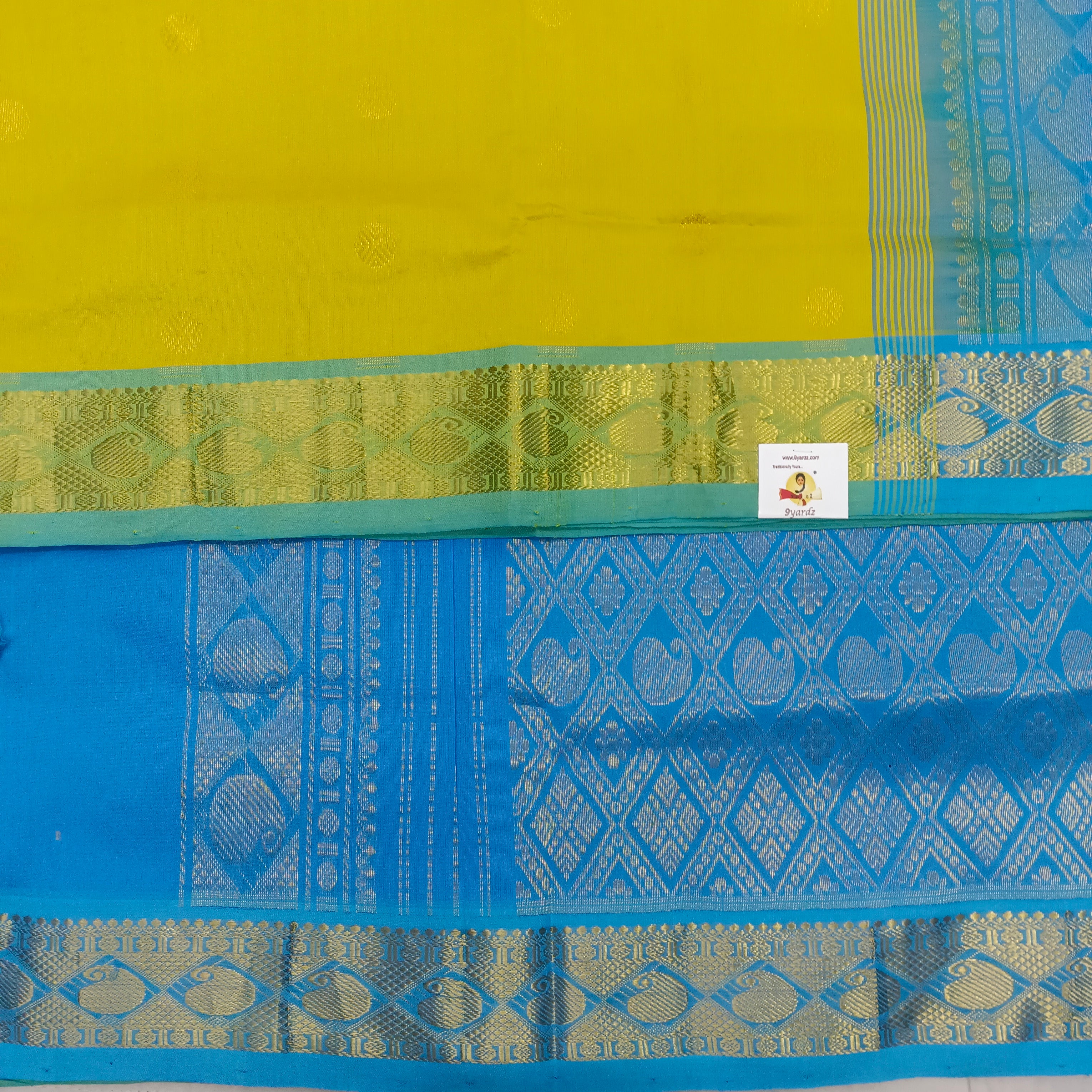 Semi silk cotton 6Yards
