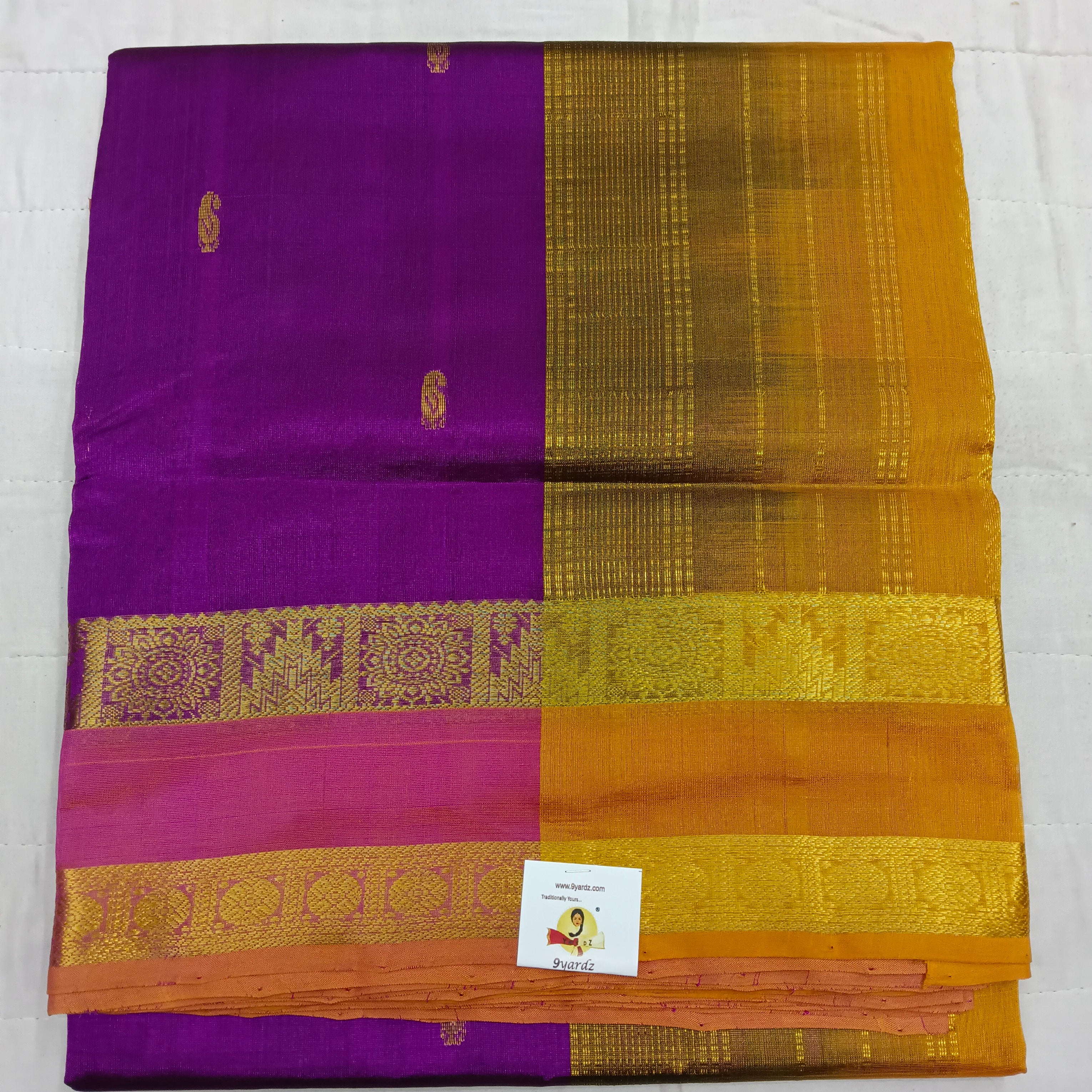 Pure silk cotton with butta