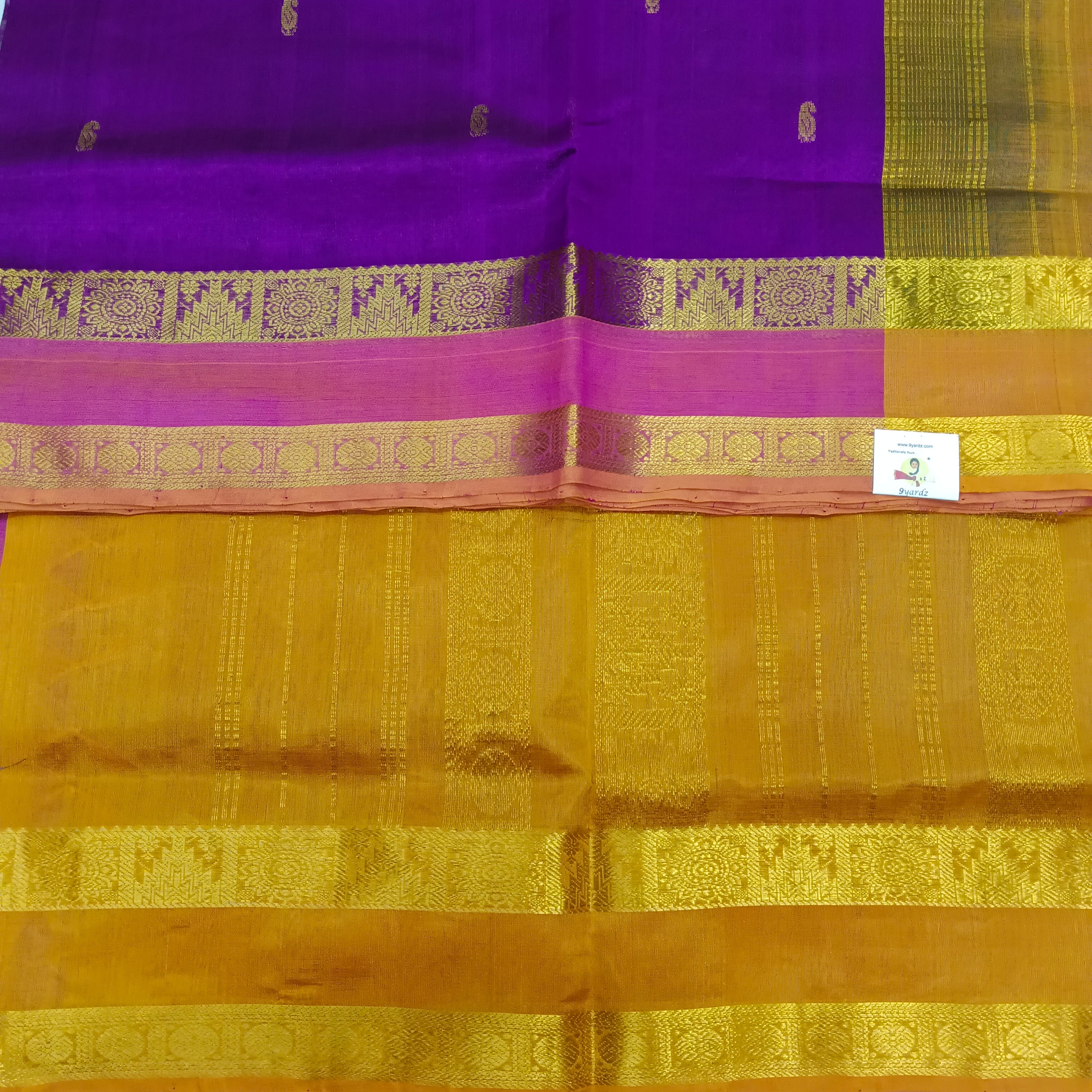 Pure silk cotton with butta