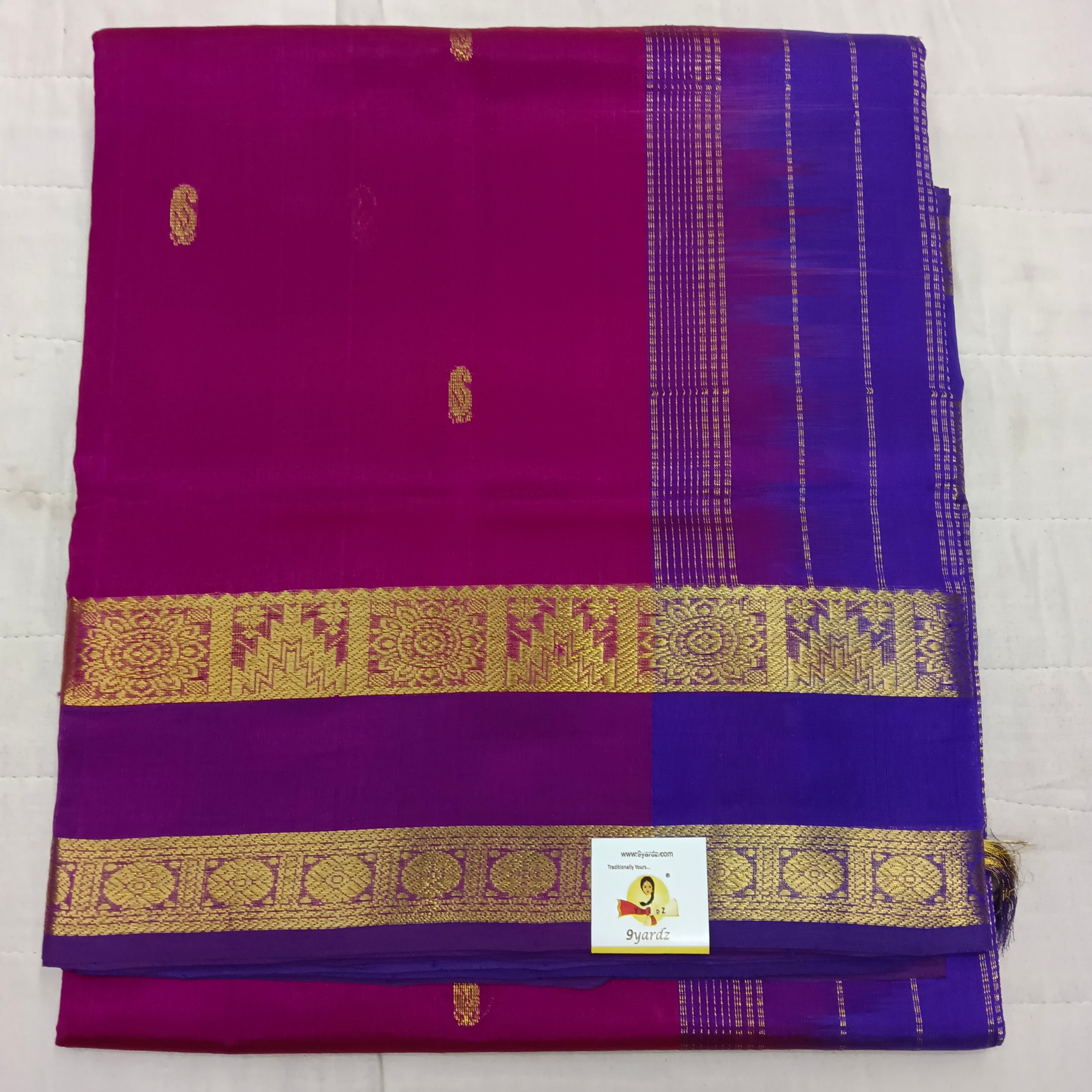 Pure silk cotton with butta