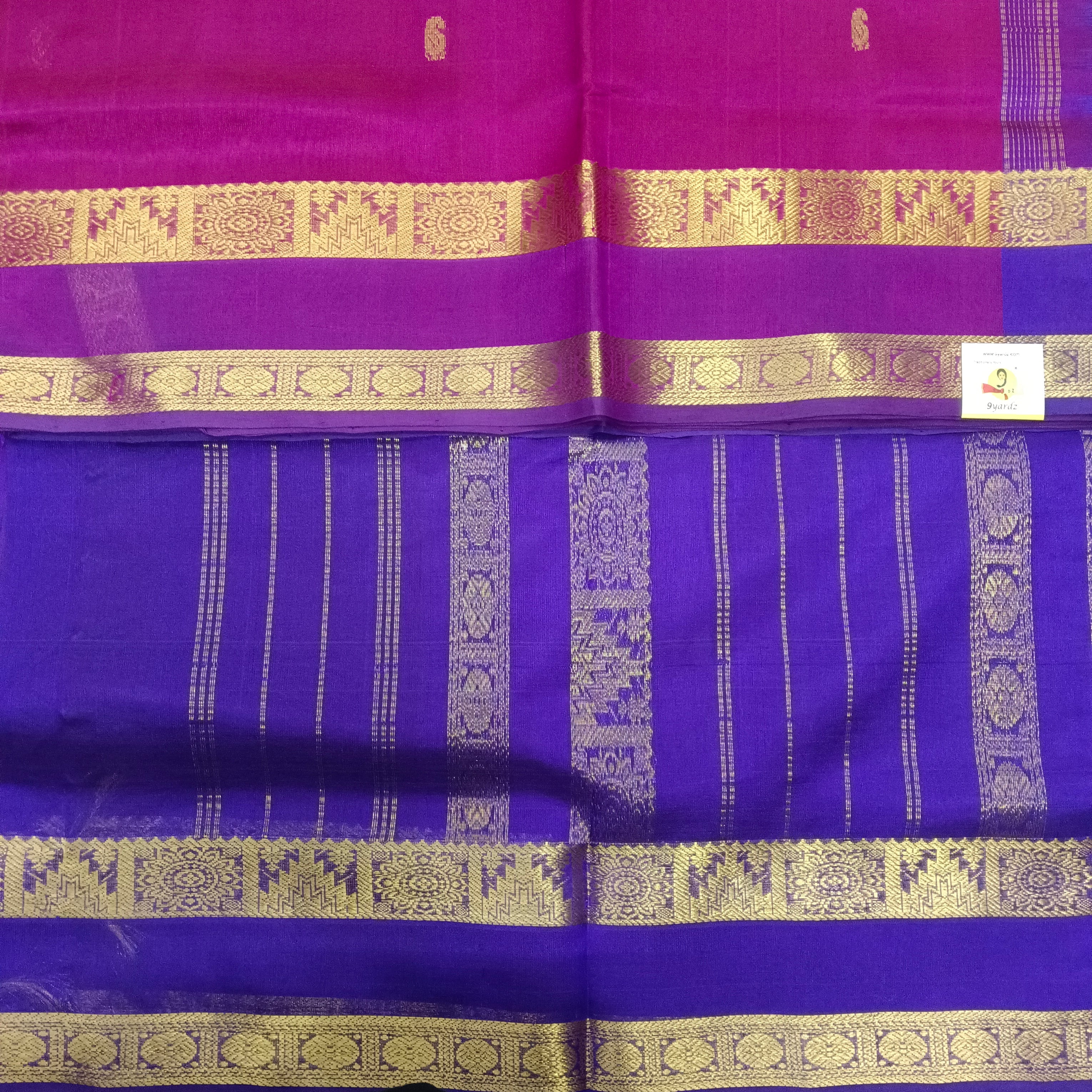 Pure silk cotton with butta