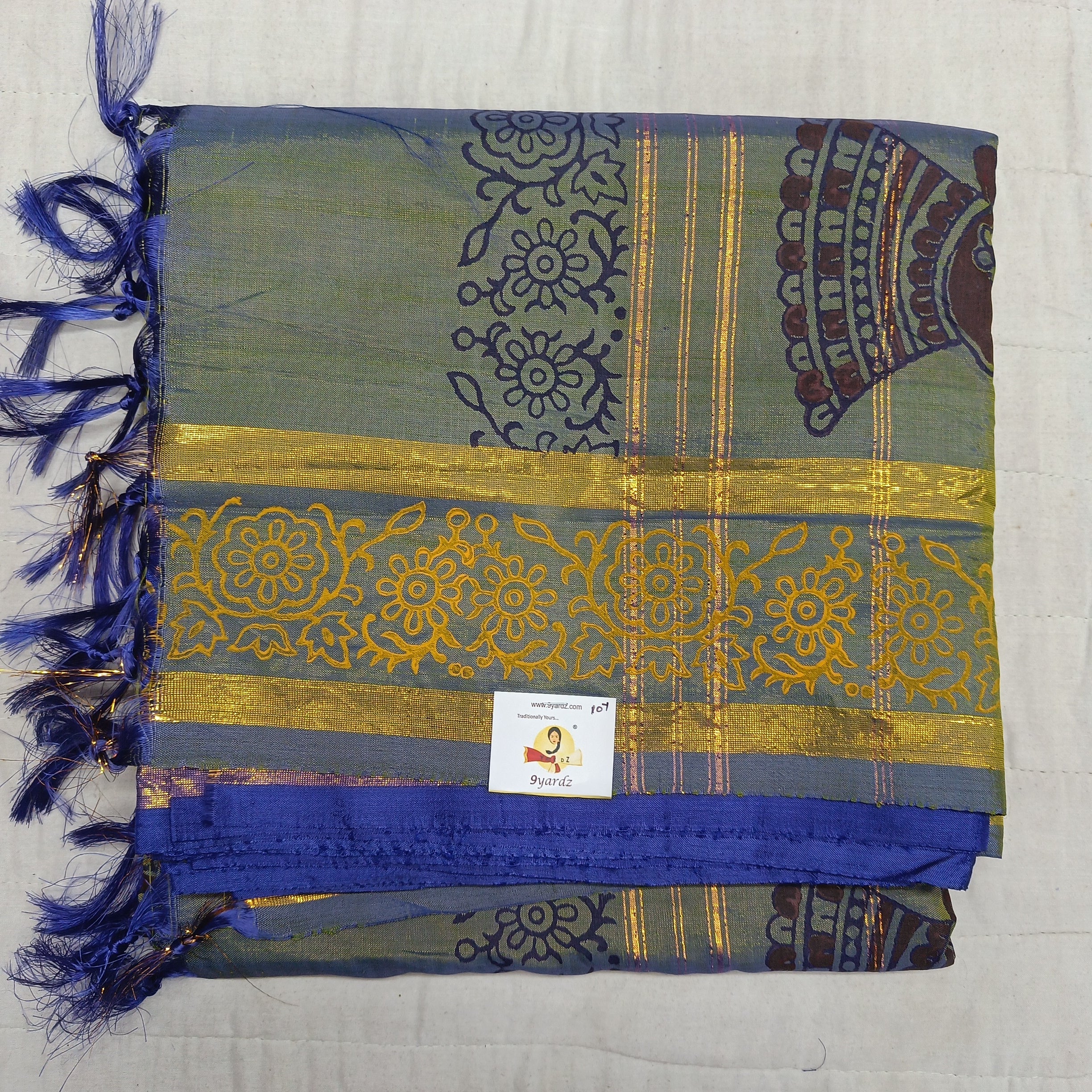 Chinallampattu printed madisar 10yardz