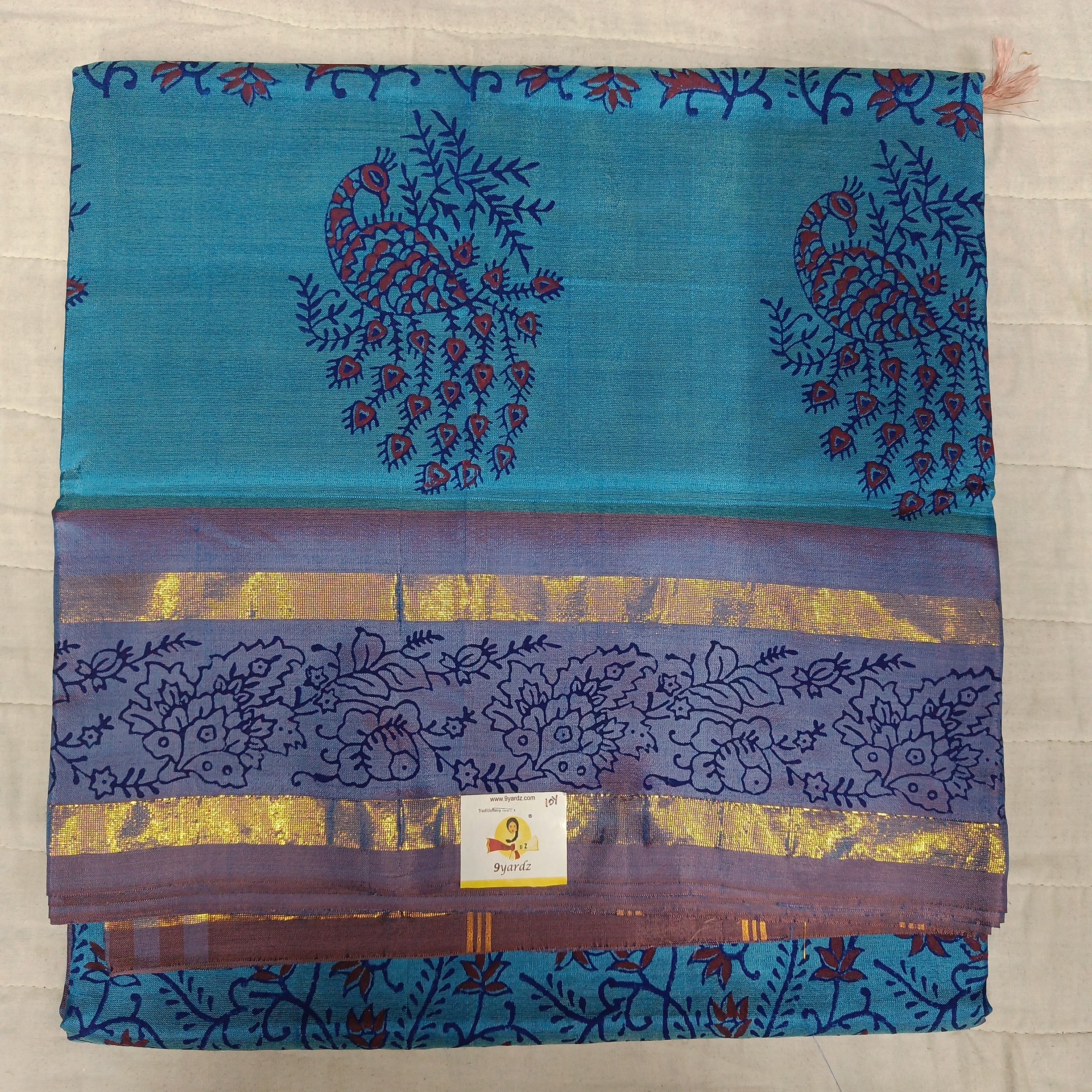 Chinallampattu printed madisar 10yardz