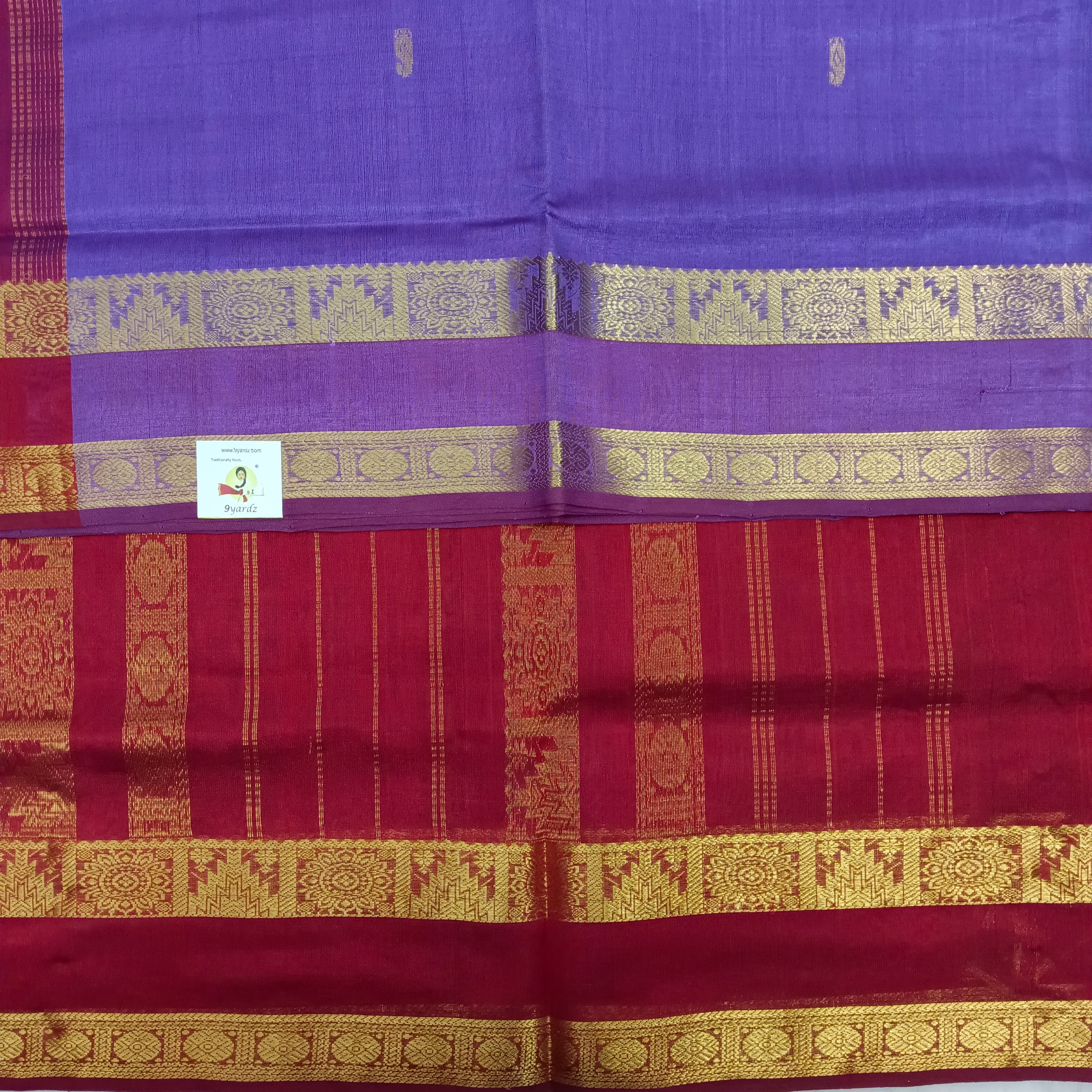 Pure silk cotton with butta