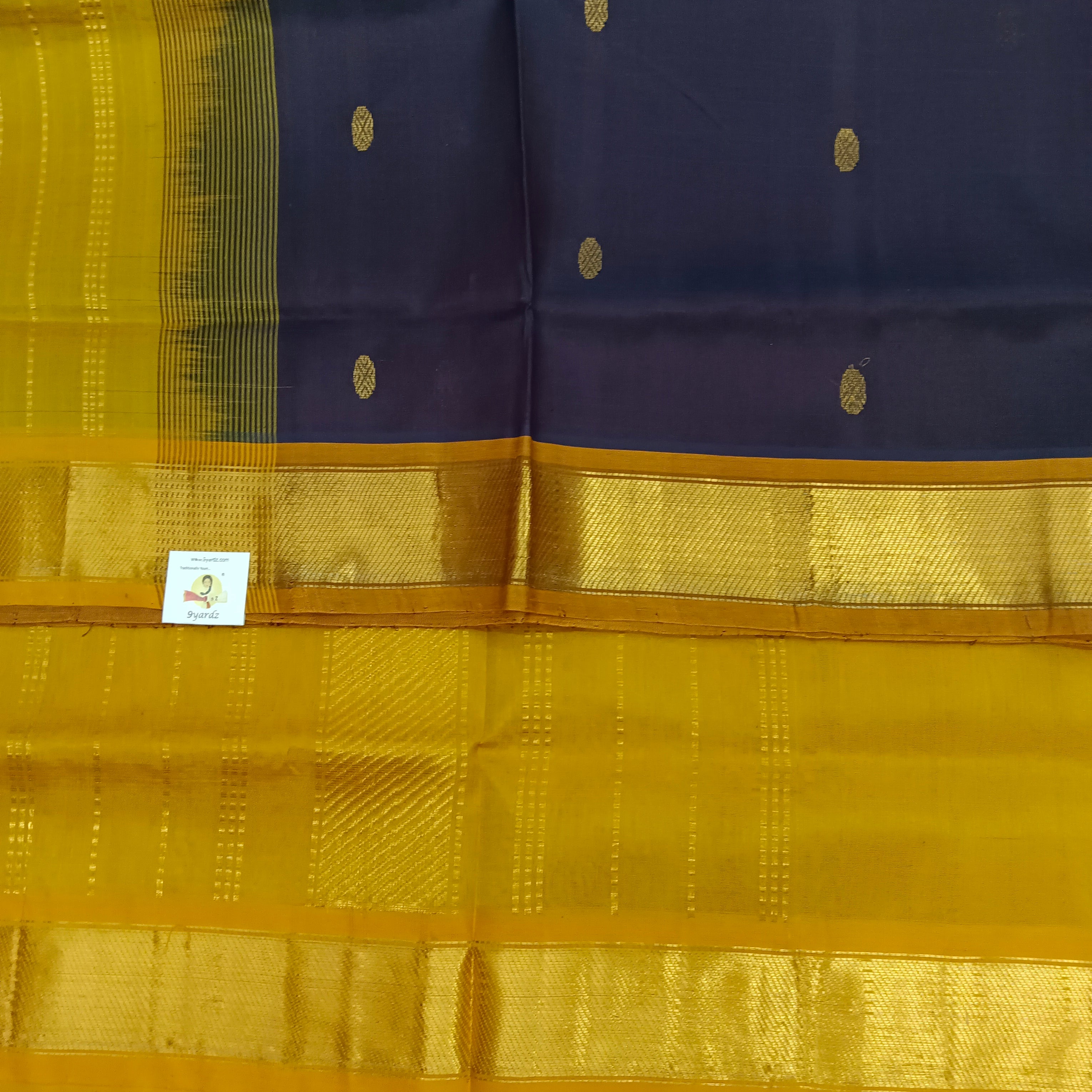 Pure silk cotton with butta