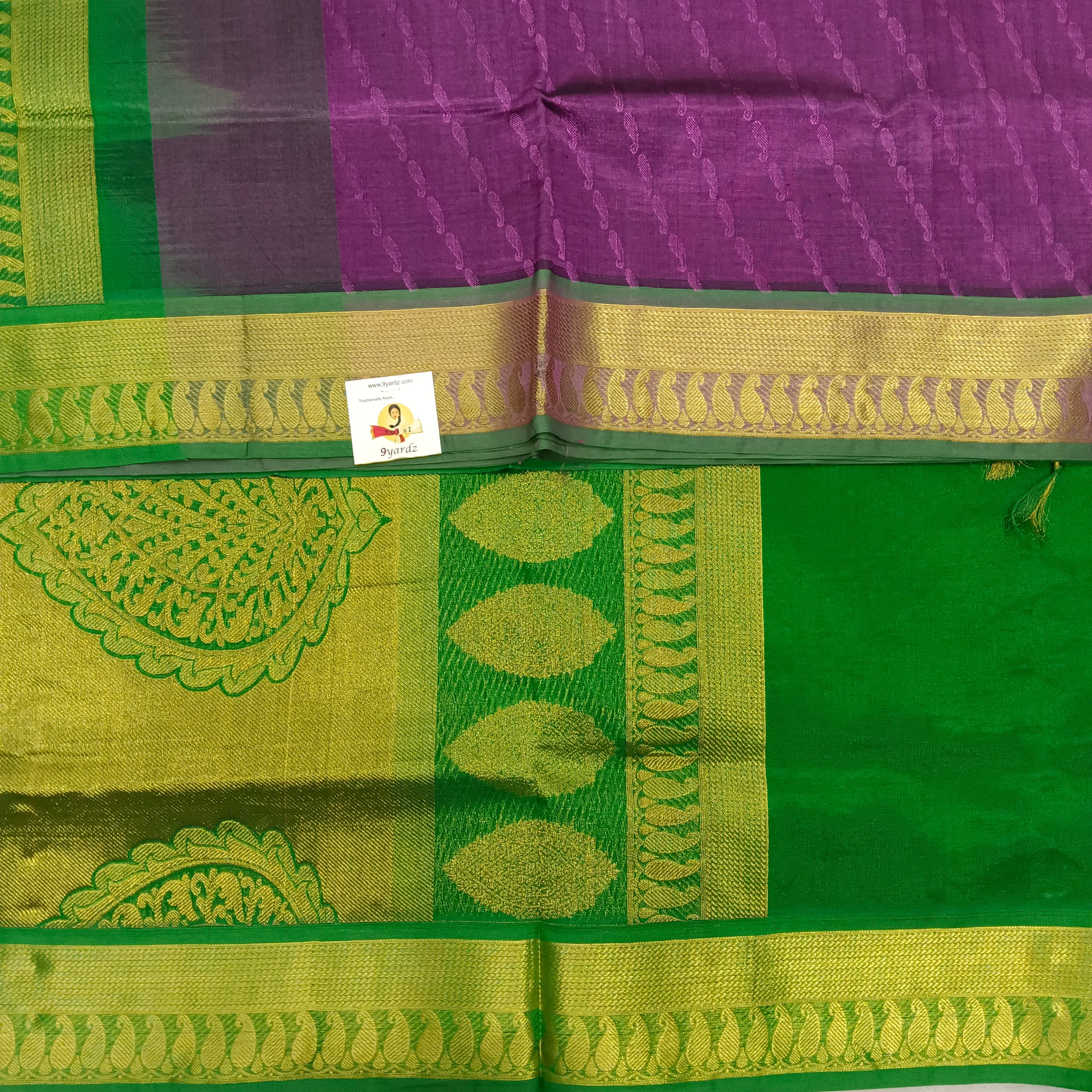 Rich Pallu Silk Cotton 6yardz