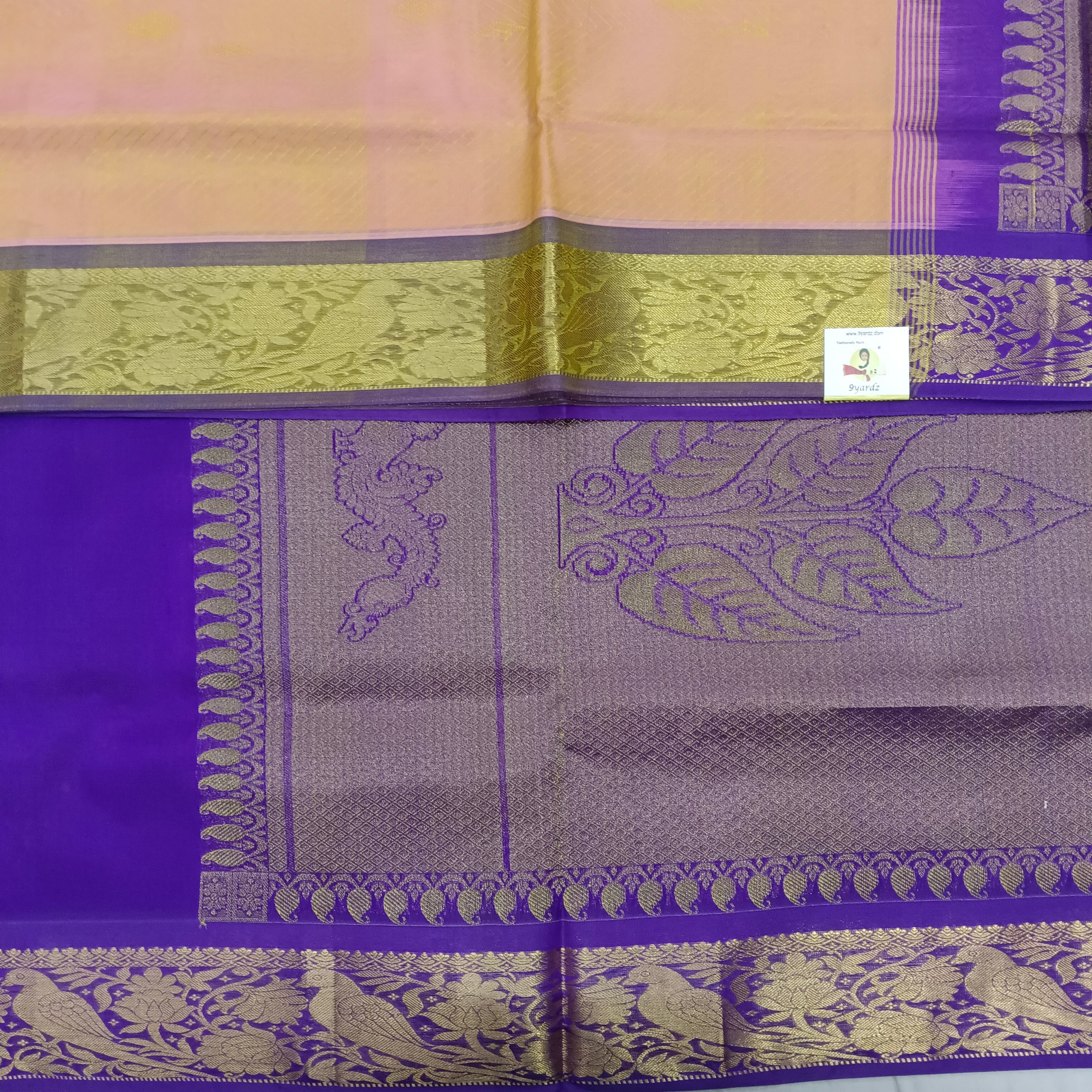 Rich Pallu Silk Cotton 6yardz